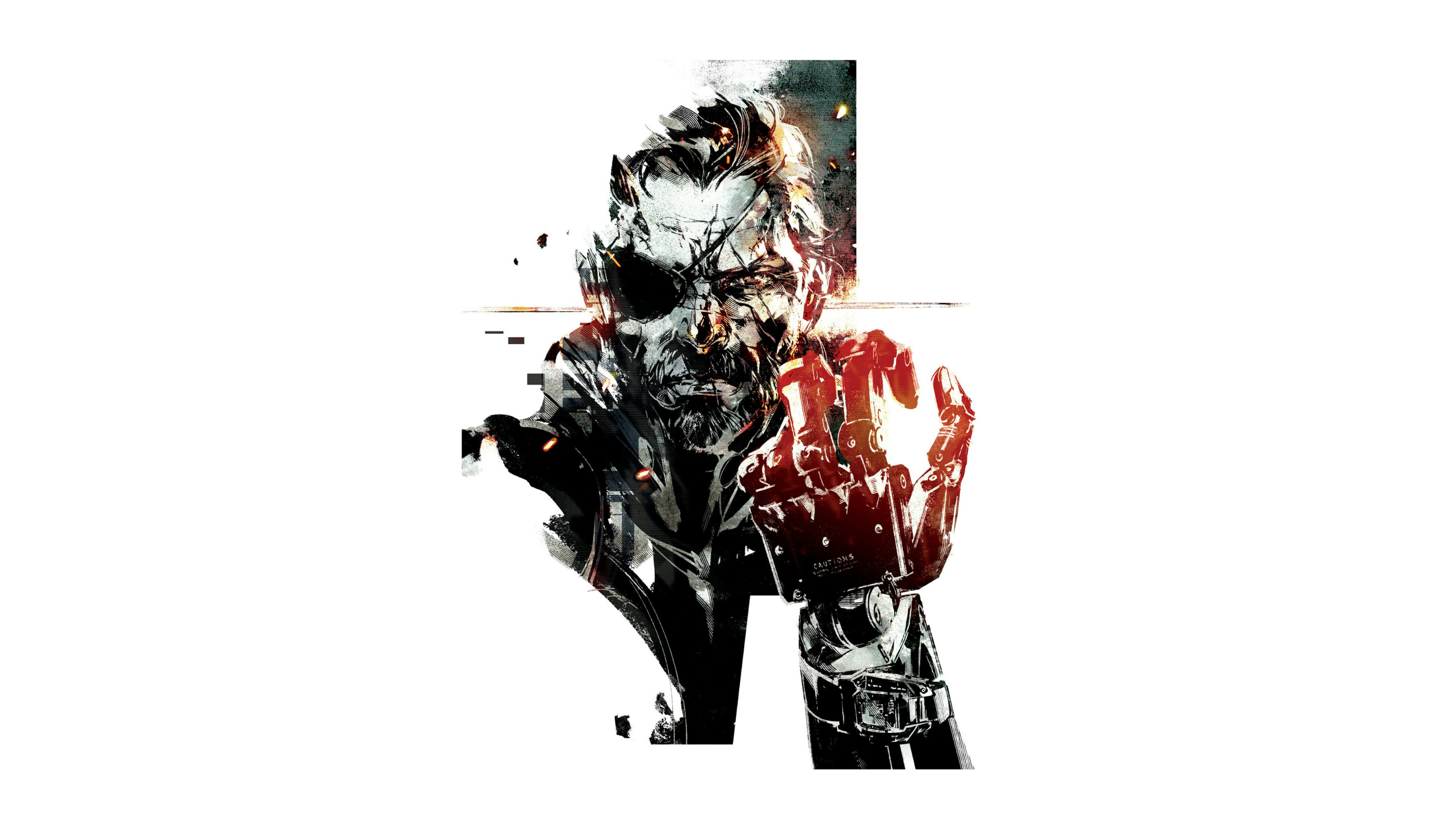Metal Gear Solid Metal Gear Solid V The Phantom Pain Big Boss 4096x2304