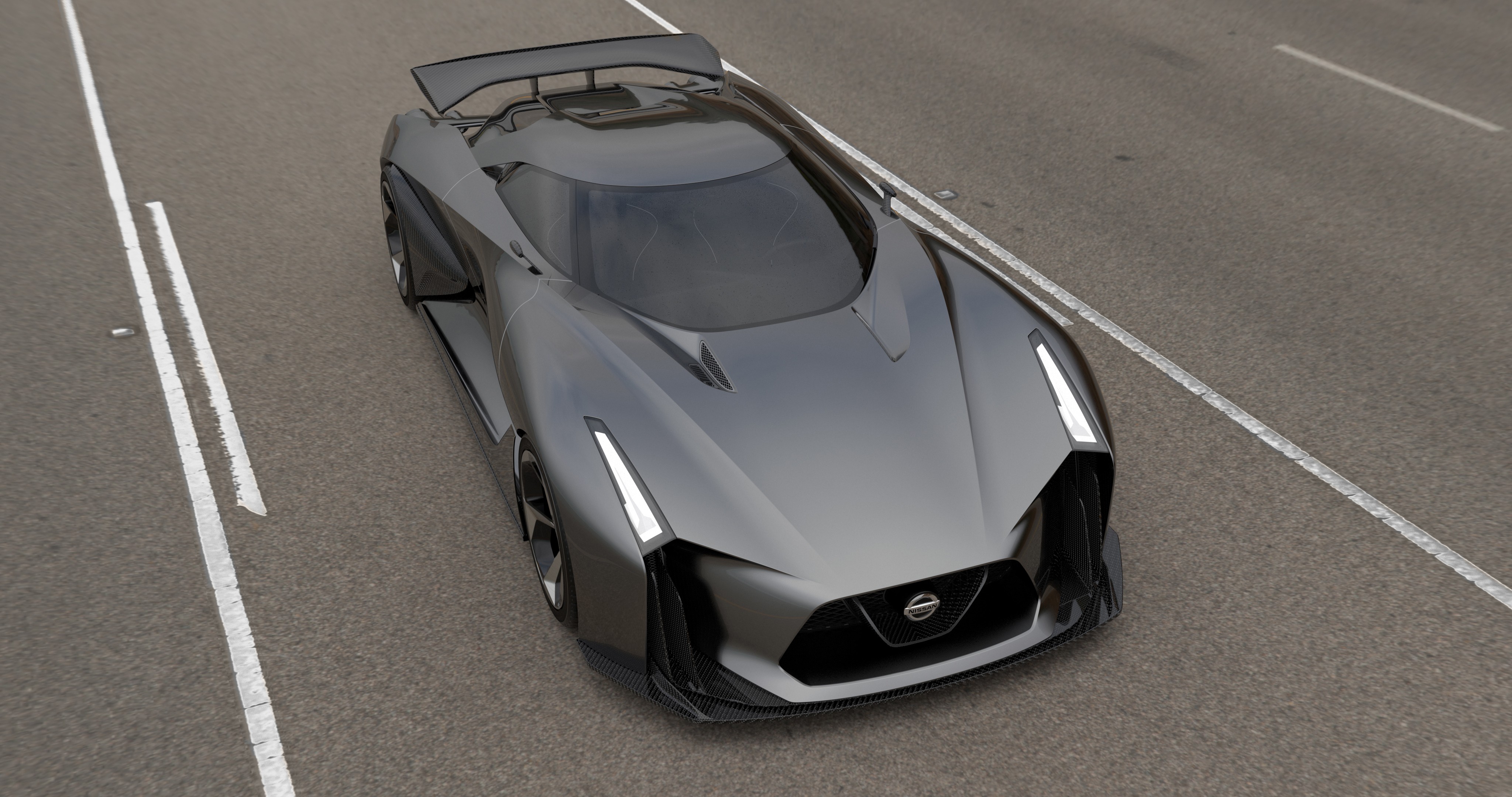 Car Nissan Nissan Concept 2020 Vision Gran Turismo High Angle Supercars 4096x2160