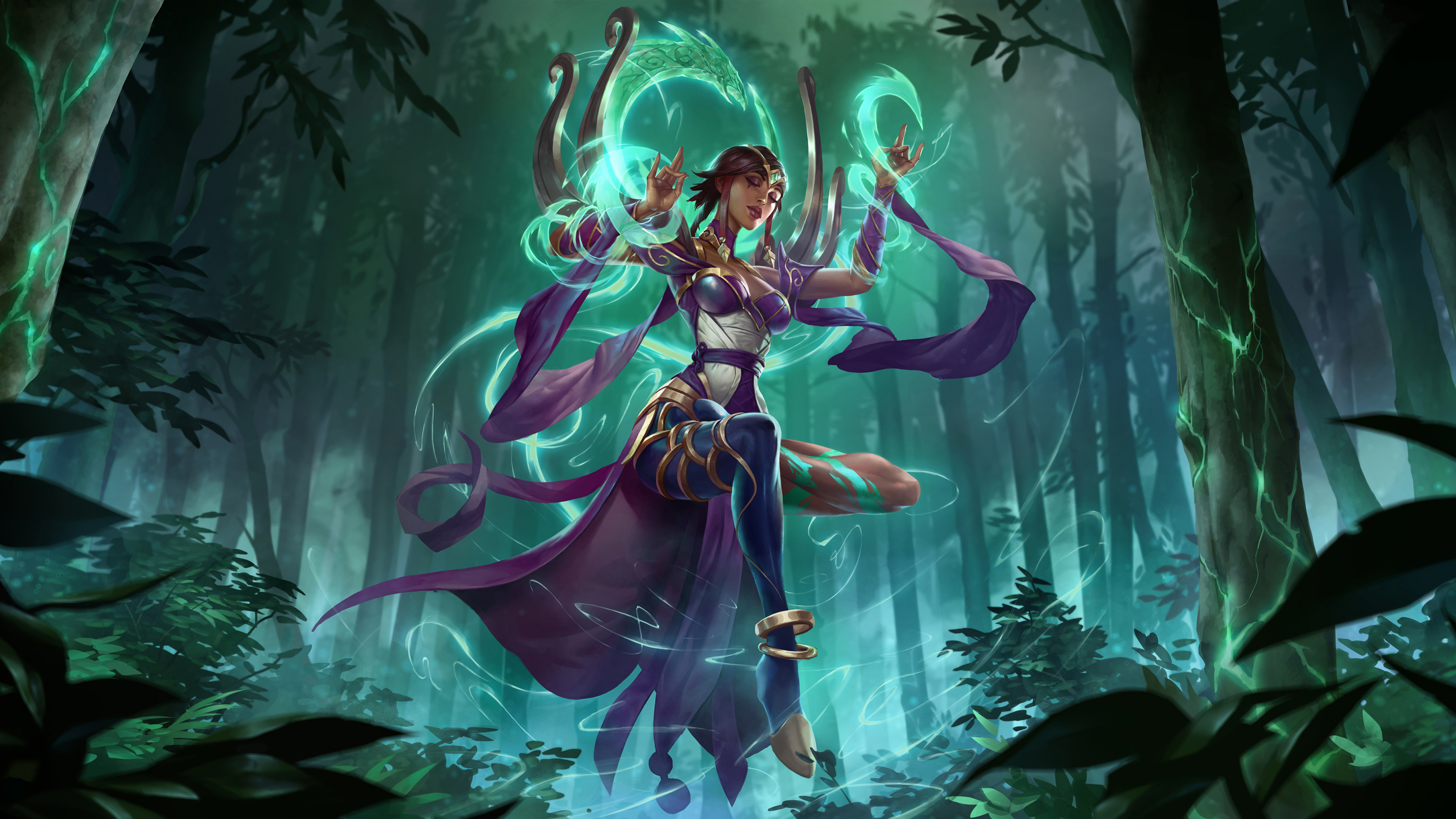 League Of Legends Legends Of Runeterra Karma League Of Legends 3840x2160