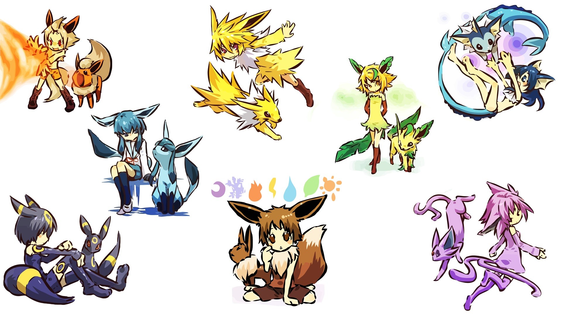 Eeveelutions Joltion Eevee 1920x1080