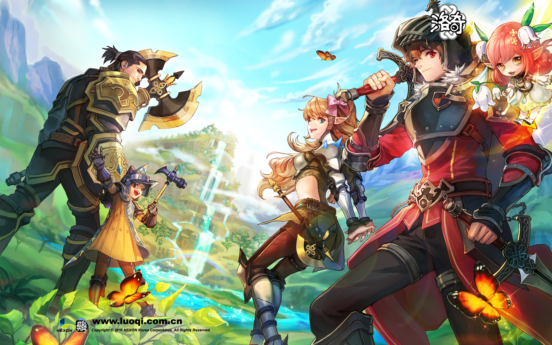 Mabinogi Mabinogi Heroes Game Poster 1920x1200