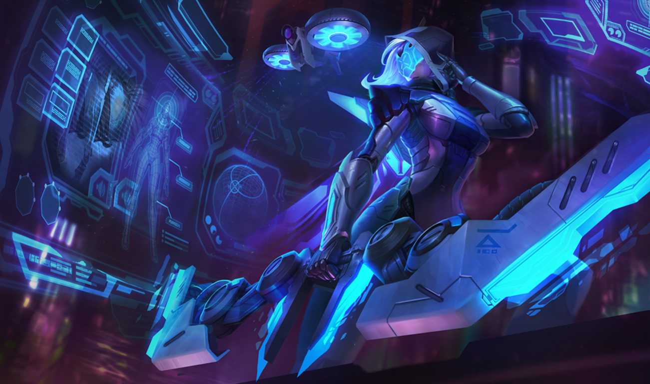 League Of Legends Project Skins Ashe Bow Drone Ashe League Of Legends 1301x768