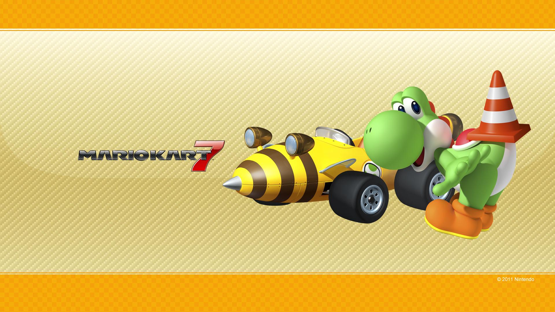 Yoshi Mario Kart 7 Nintendo 3DS Mario Kart Video Games 1920x1080