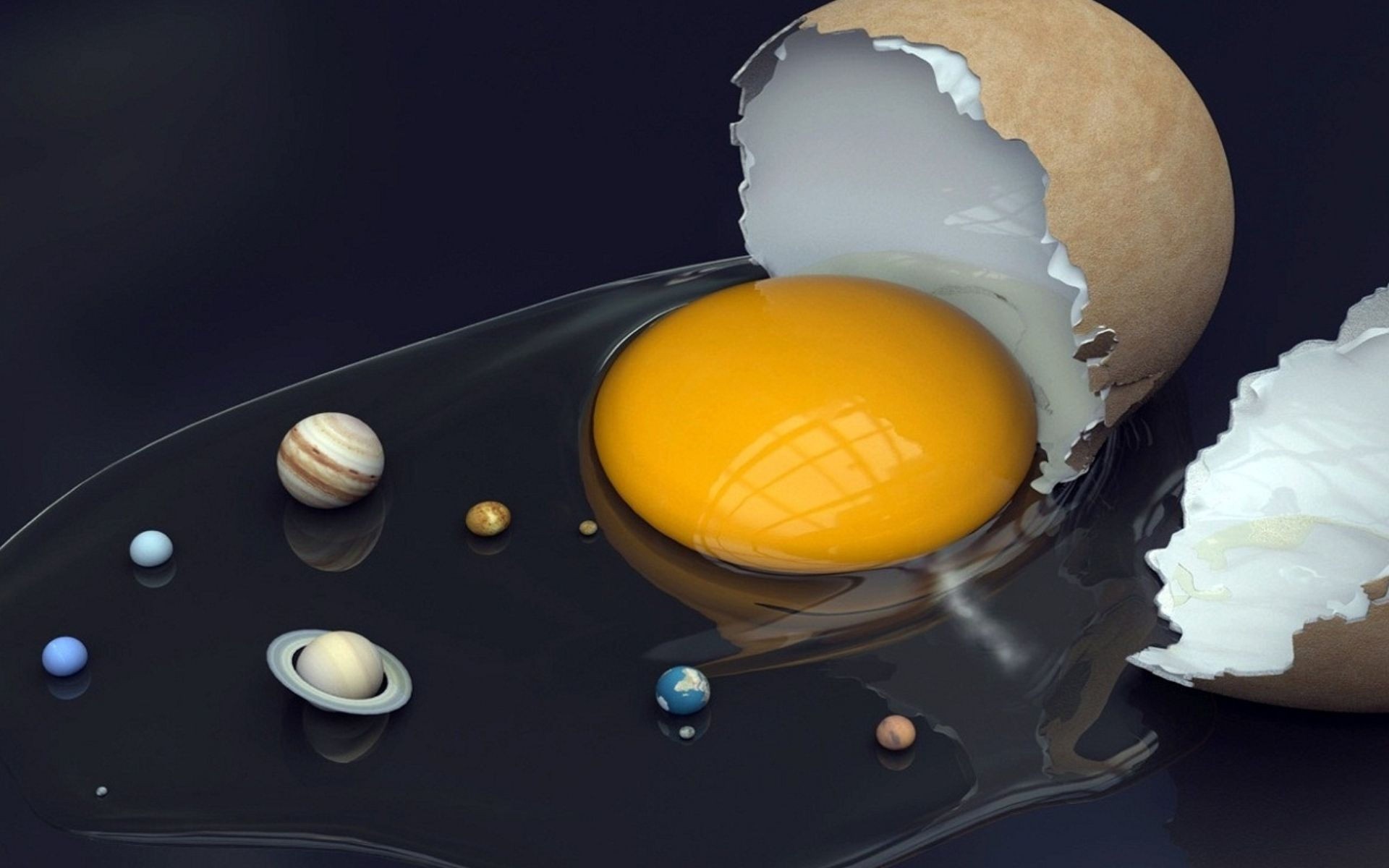 Easter Egg Solar System 1920x1200