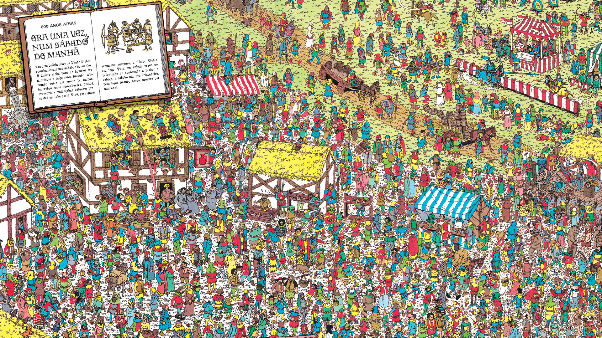 Waldo Puzzles Cartoon 1920x1080