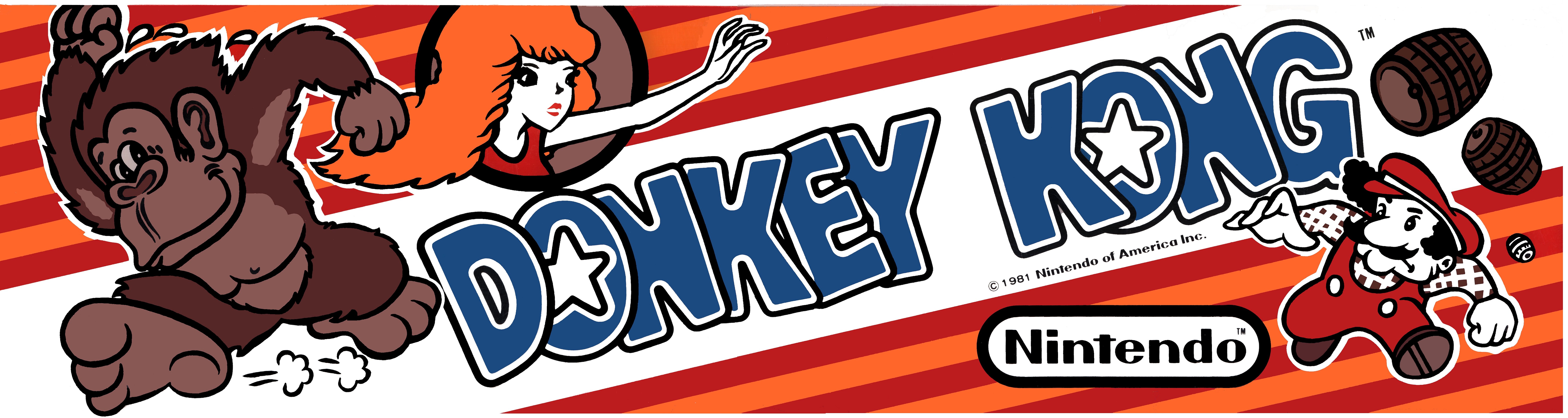 Video Game Donkey Kong 8000x2131