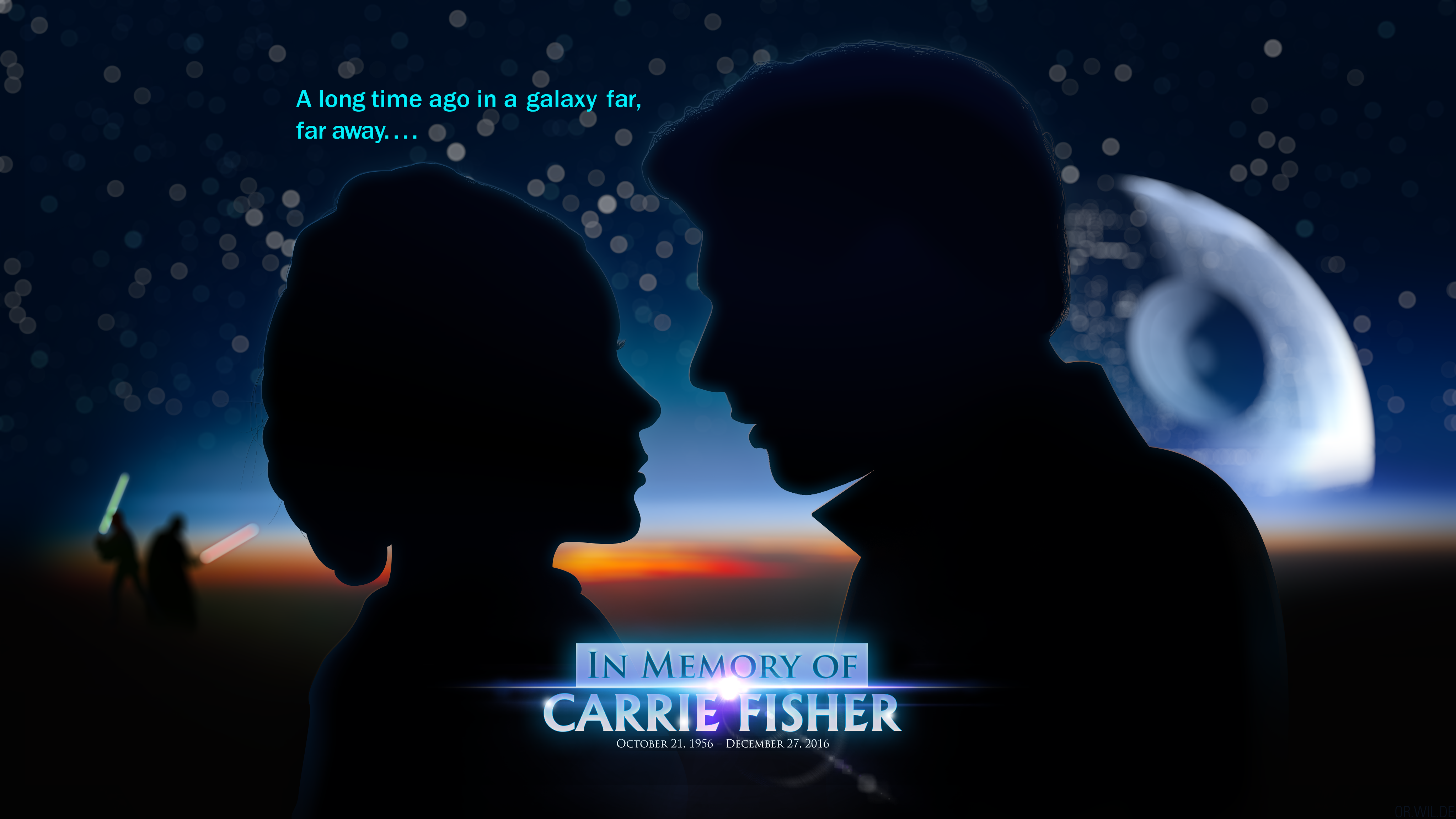 Star Wars Carrie Fisher Harrison Ford 4096x2304