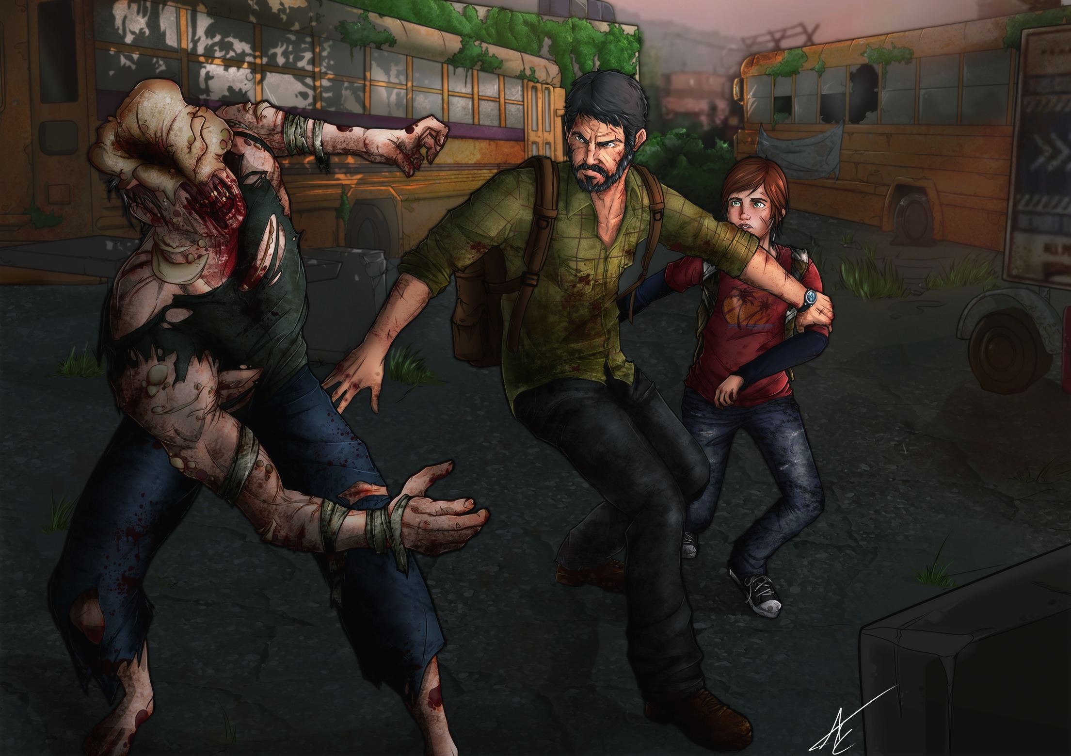 The Last Of Us Ellie The Last Of Us Joel The Last Of Us 2209x1559