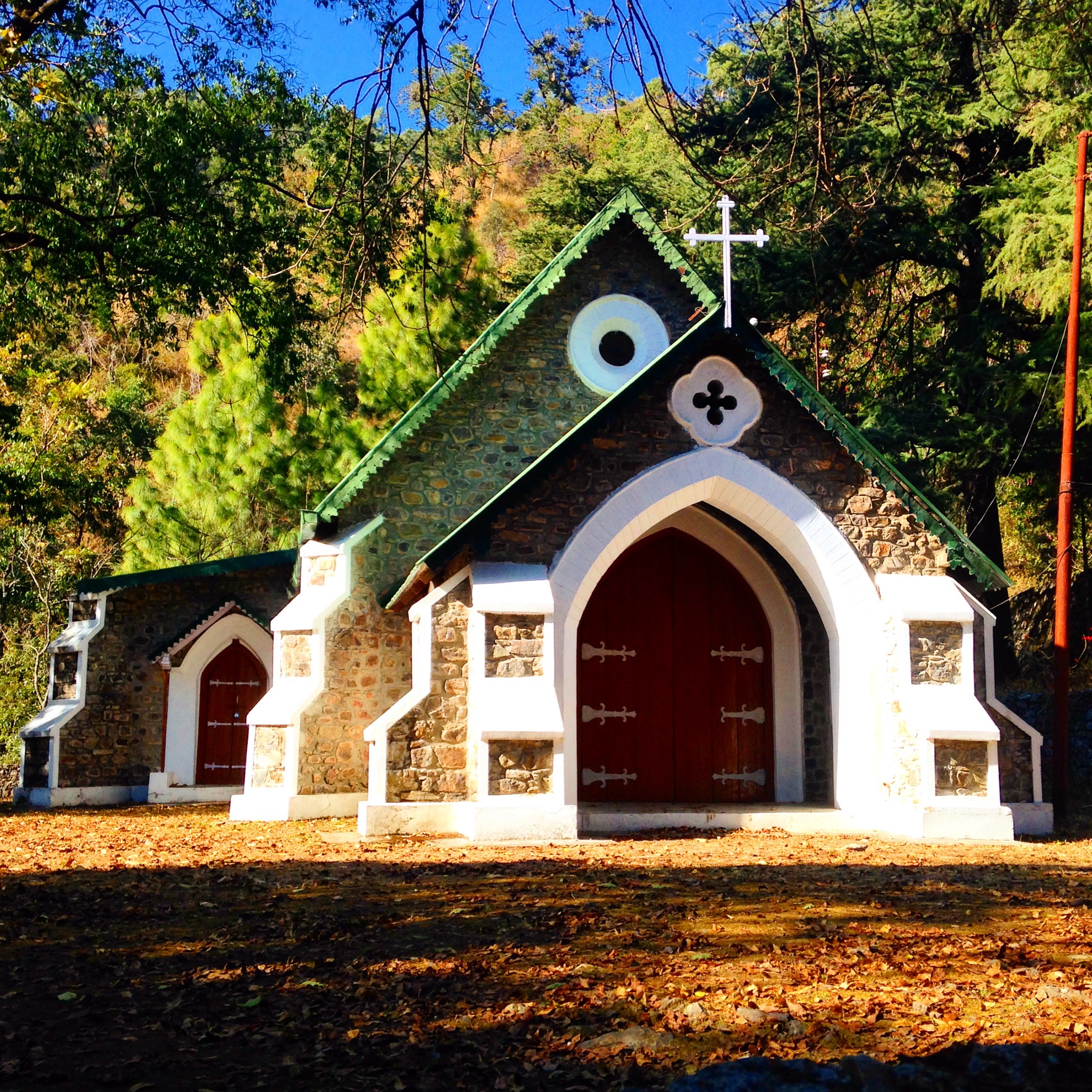 India Himalayas Church Old Building Architecture 2252x2252