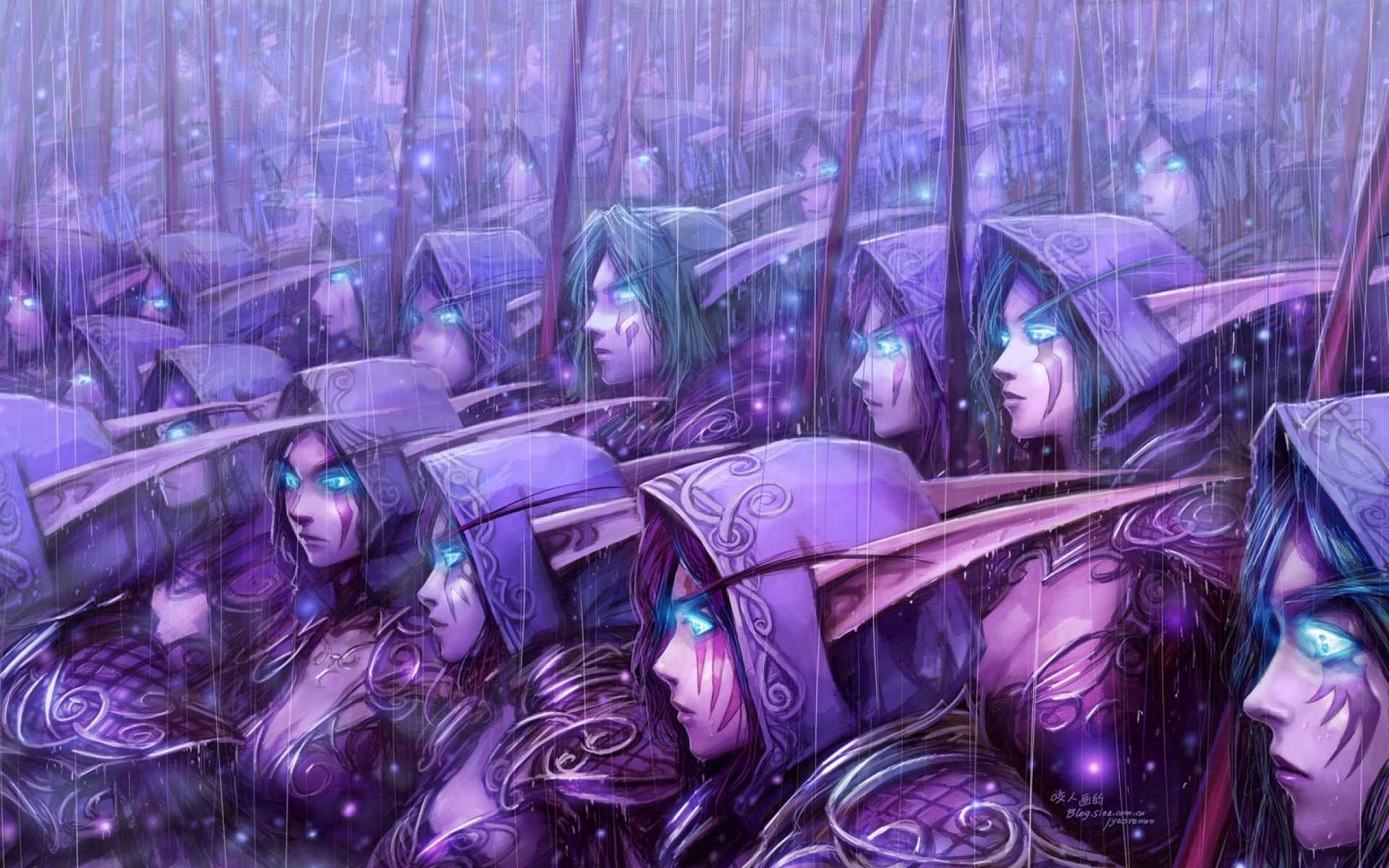 Artwork Fantasy Art Elves World Of Warcraft Night Elves 1920x1200