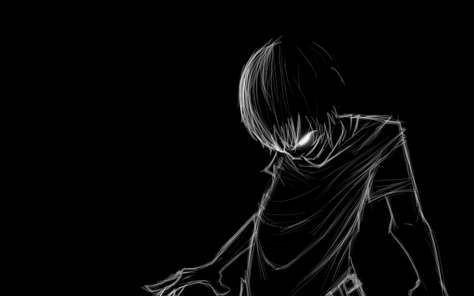 Minimalism Simple Simple Background Sketches Old Games Drawn Pencil Drawing Anime Boys Cartoon 1629x1018
