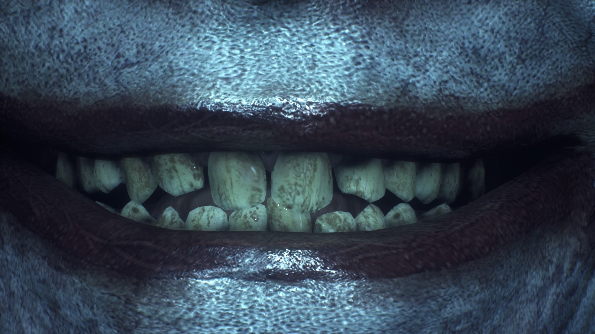 Batman Joker Teeth Smiling Lips 1920x1080