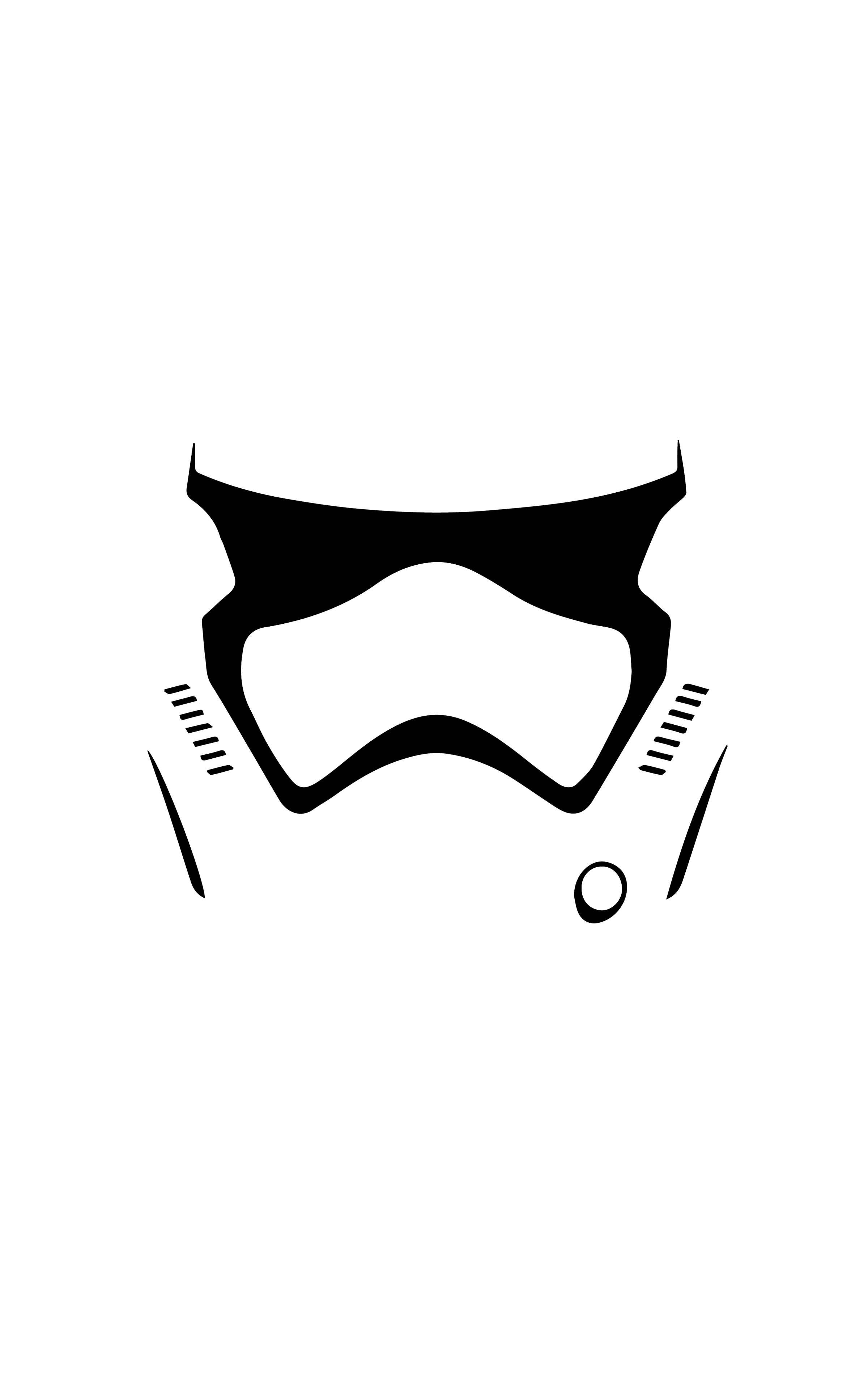 Star Wars The Force Awakens Star Wars Stormtrooper Minimalism Helmet Portrait Display The First Orde 2400x3840