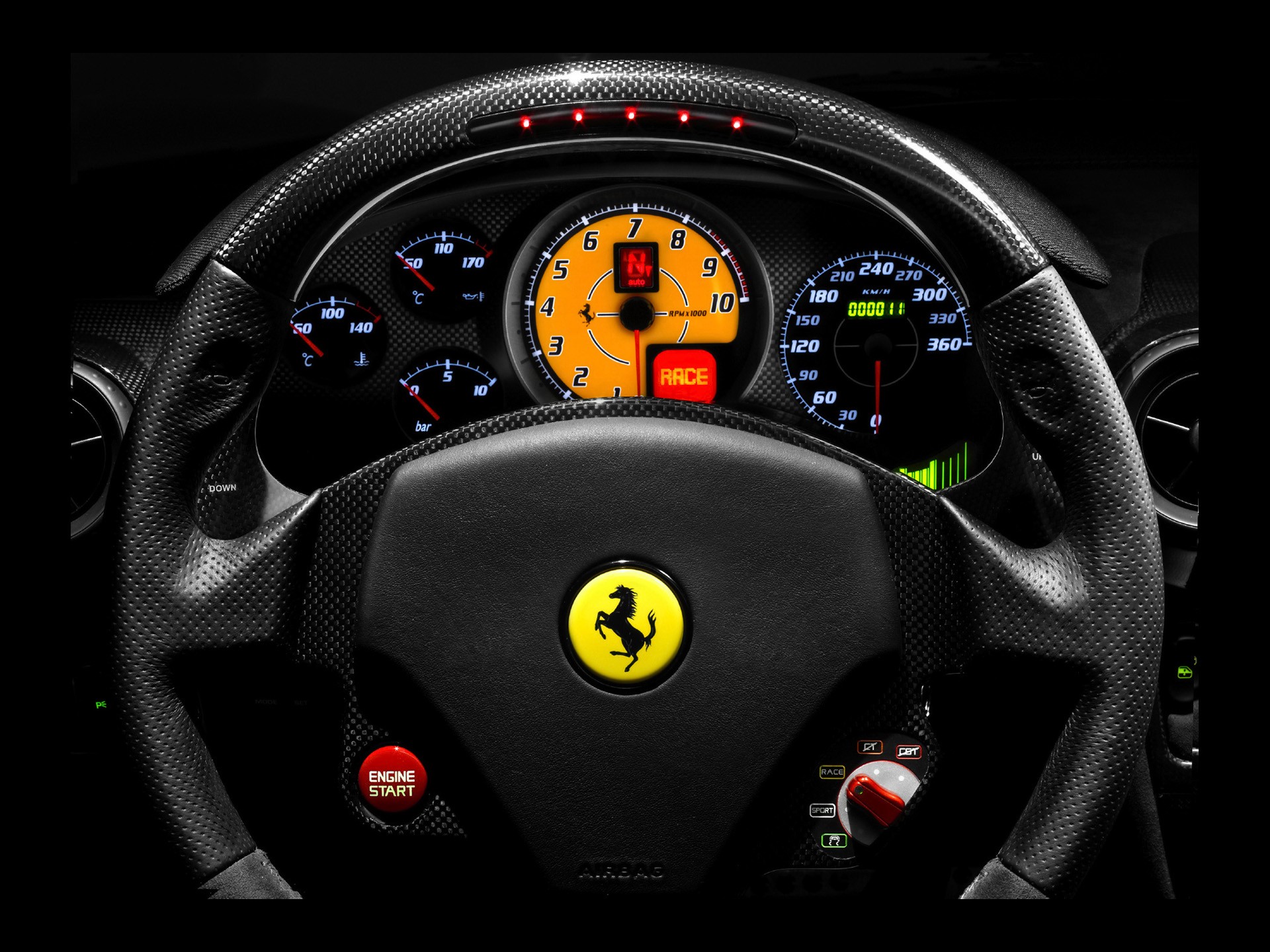 Car Dashboards Ferrari 1920x1440