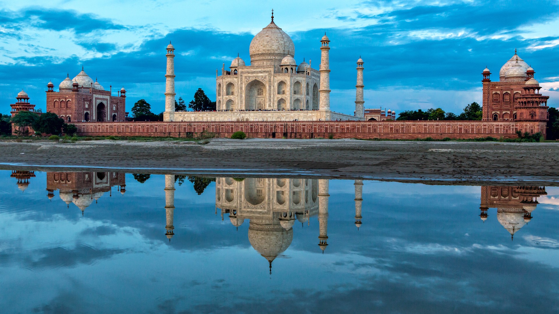 Culture Landscape Taj Mahal India 1920x1080