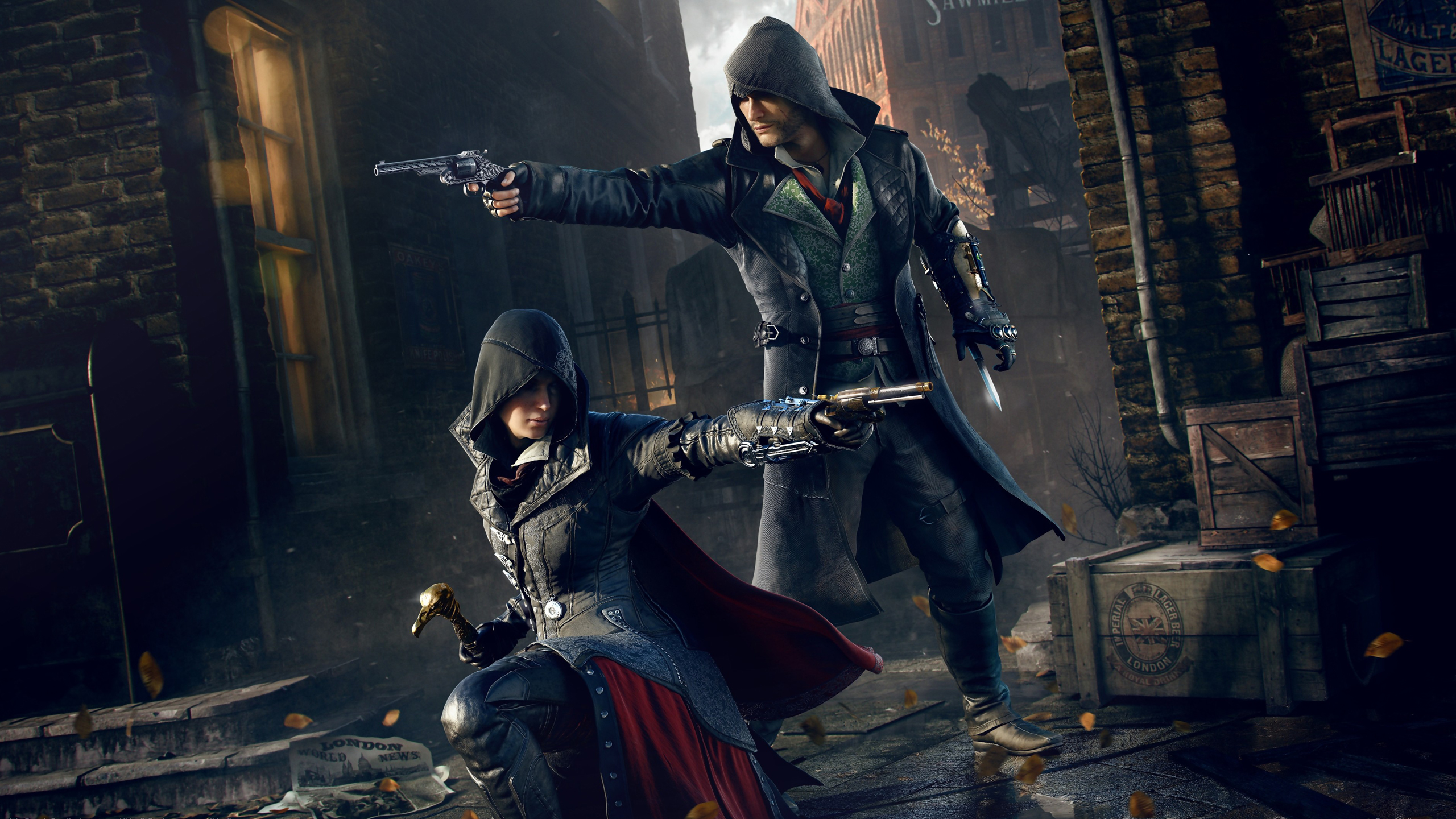 Assassins Creed Syndicate Jacob Frye Evie Frye 2560x1440