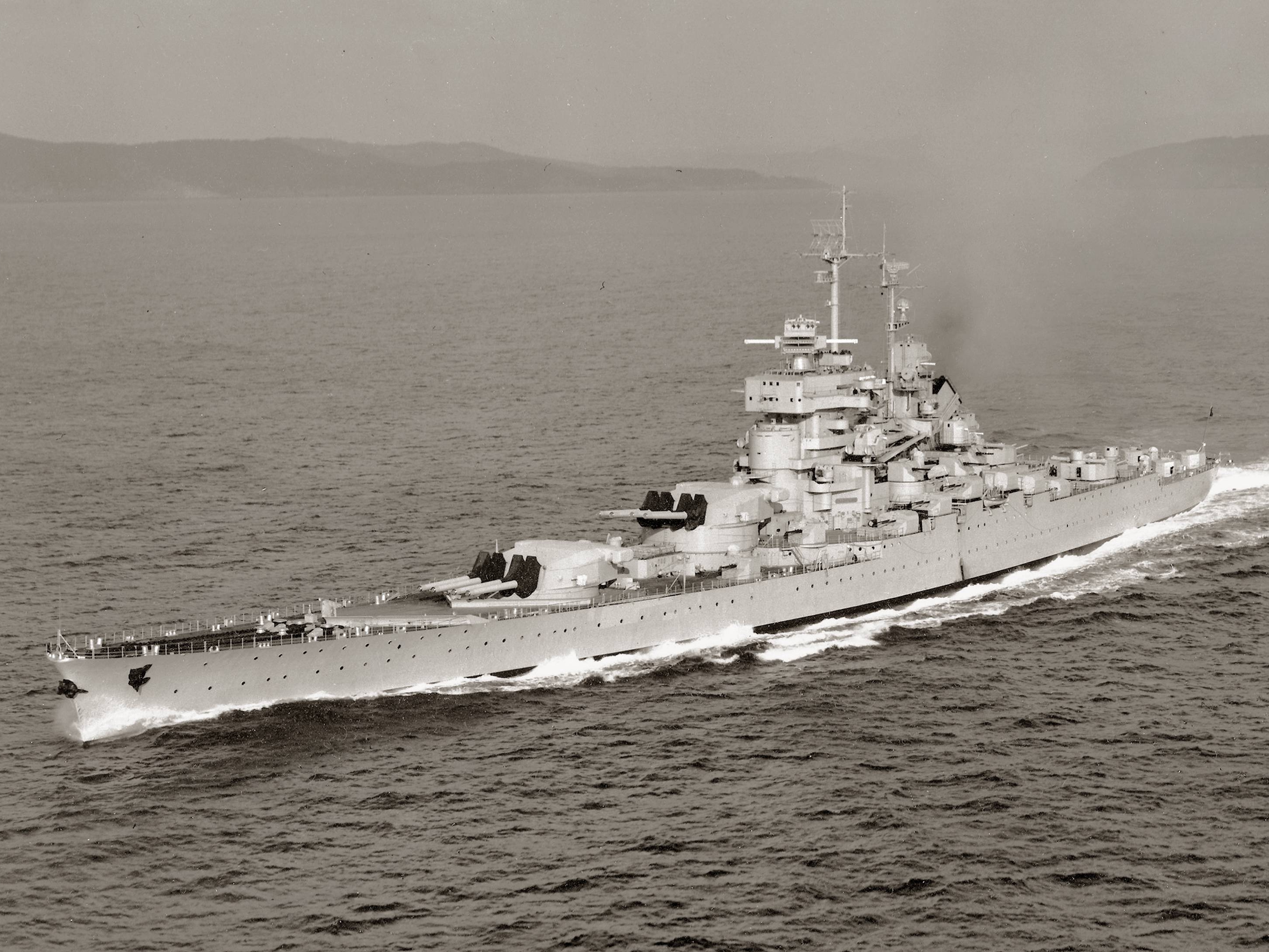 French Battleship Jean Bart 1940 2913x2185