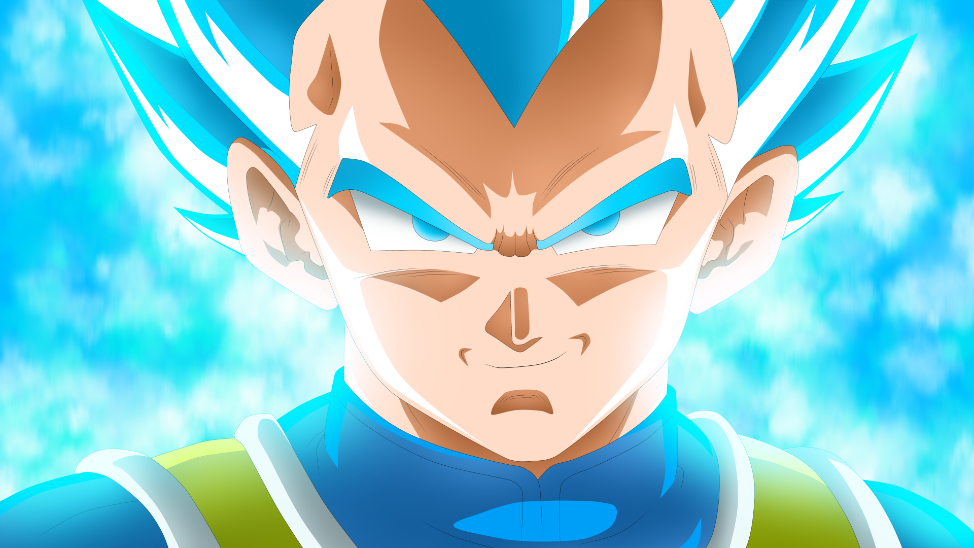 Dragon Ball Super Dragon Ball Vegeta Super Saiyajin Blue Cyan 1920x1080