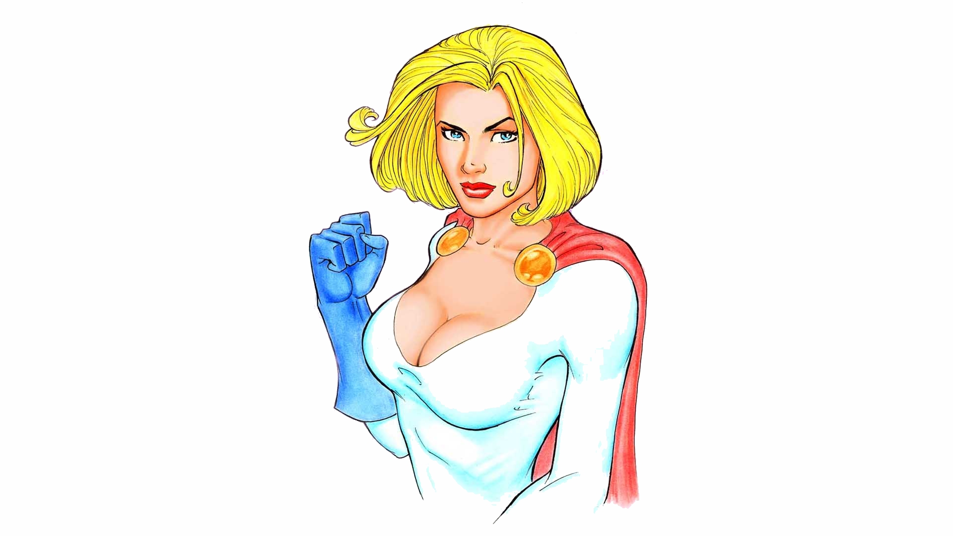 Power Girl 1920x1080