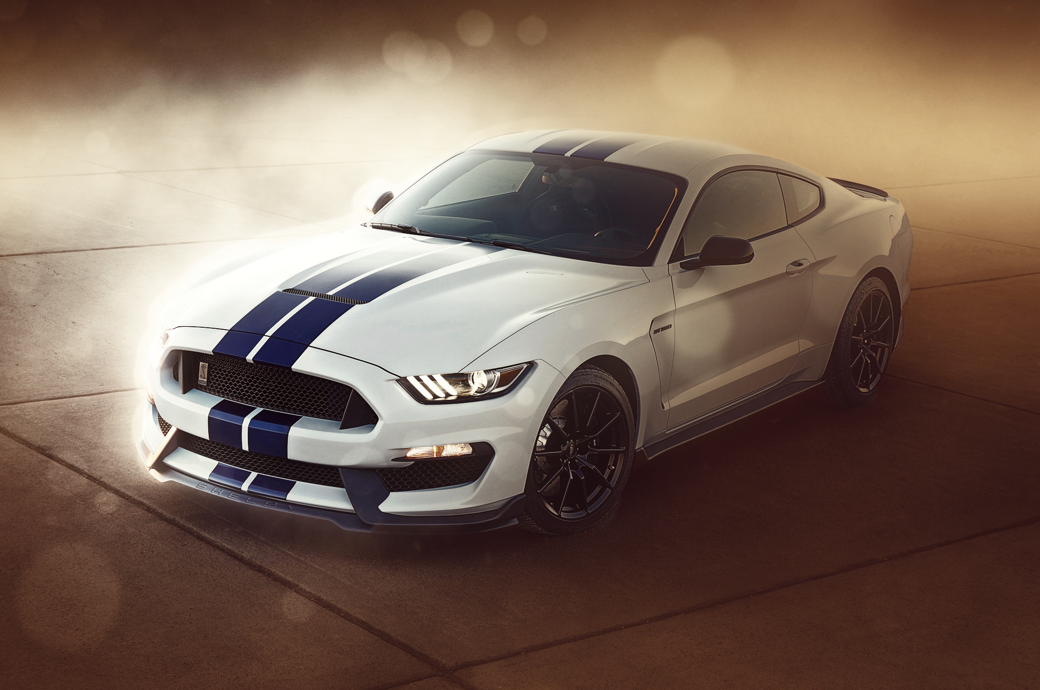 Ford Mustang Shelby Car White Car Ford Ford Mustang Muscle Car Ford Mustang Shelby GT350 2048x1360