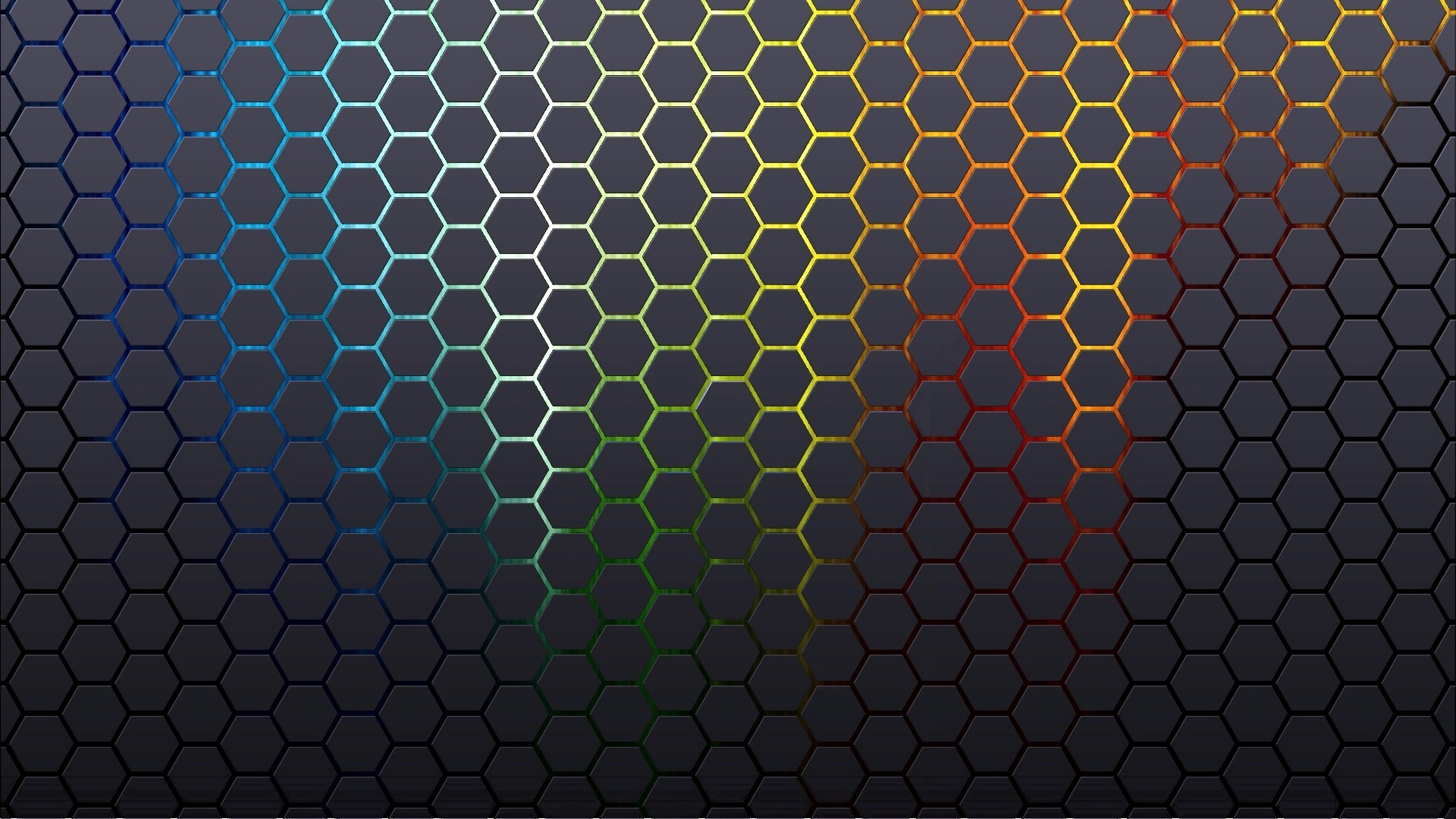 Minimalism Colorful Beehive Patterns Texture 1920x1080