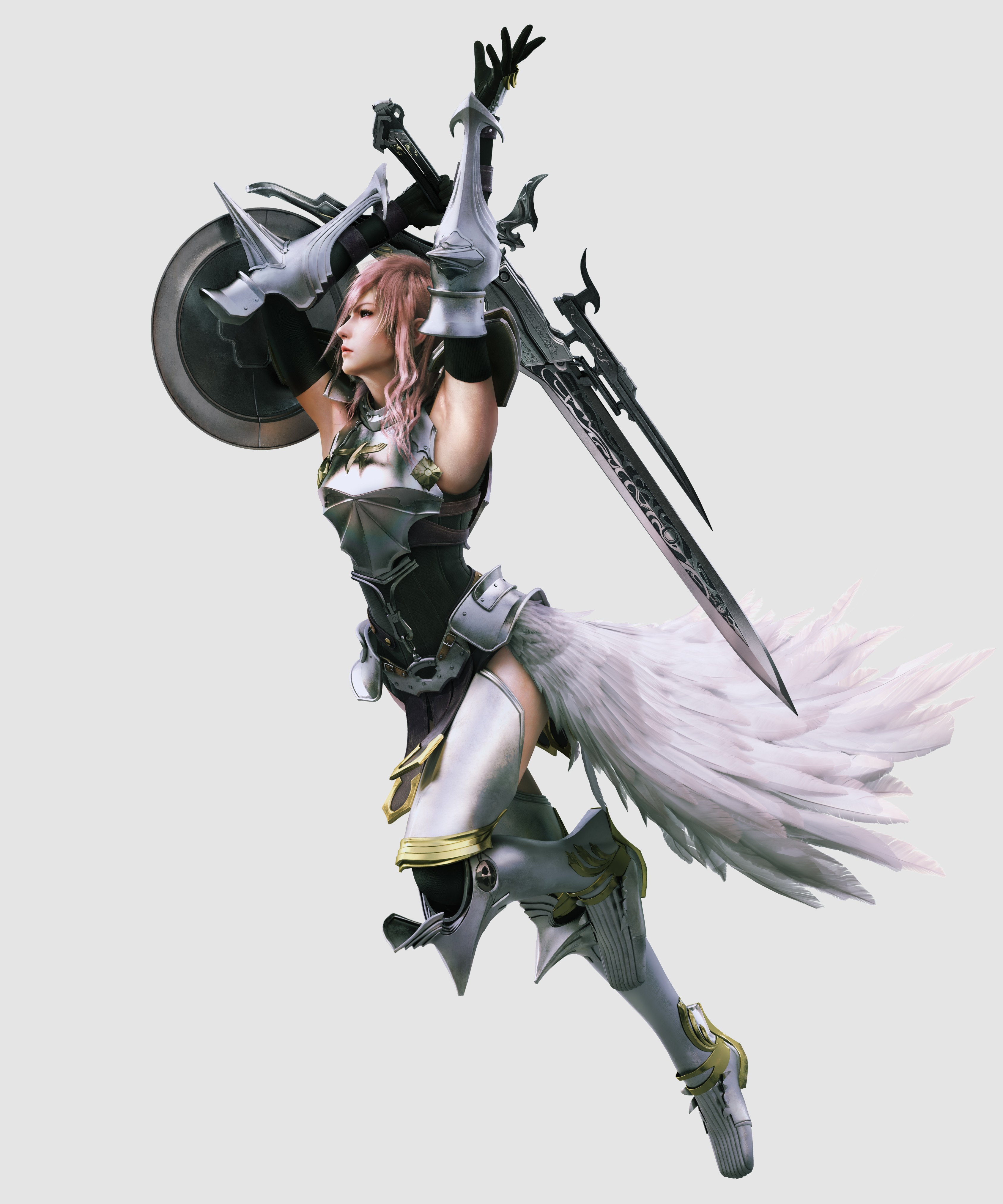 Final Fantasy Xiii Claire Farron Video Games Sword 3375x4050