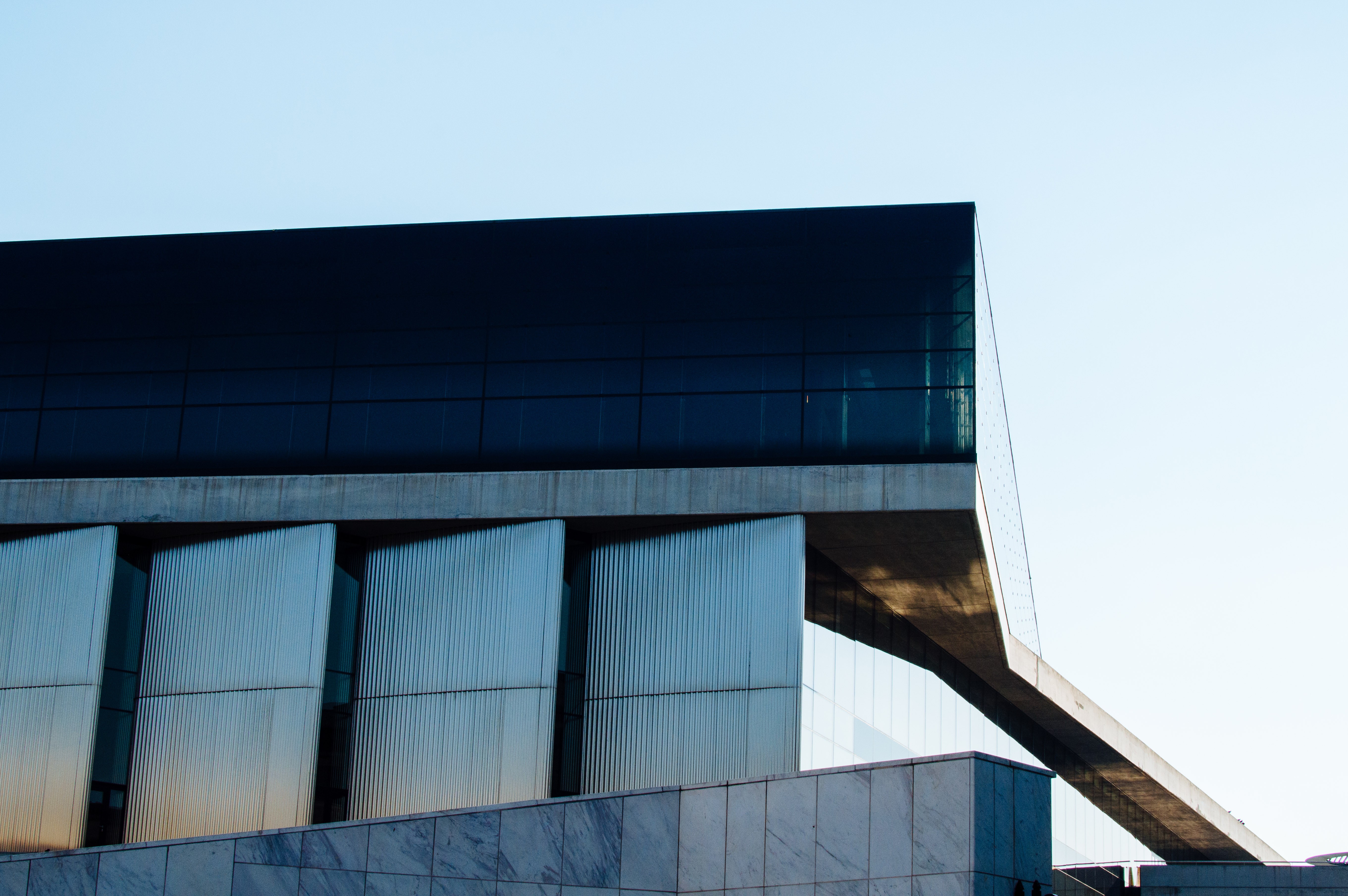 Museum Architecture Modern Athens Urban Greece Building Clear Sky Sunlight 5444x3620