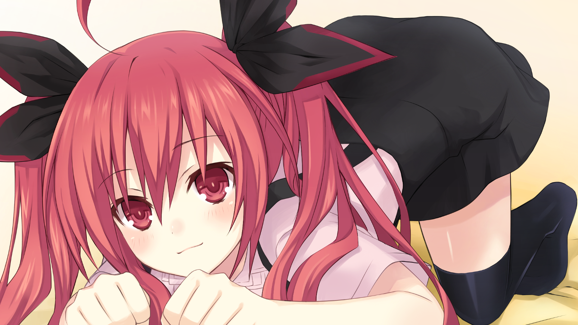 Date A Live Kotori Itsuka Girl Face Pink Hair Pink Eyes 1920x1080