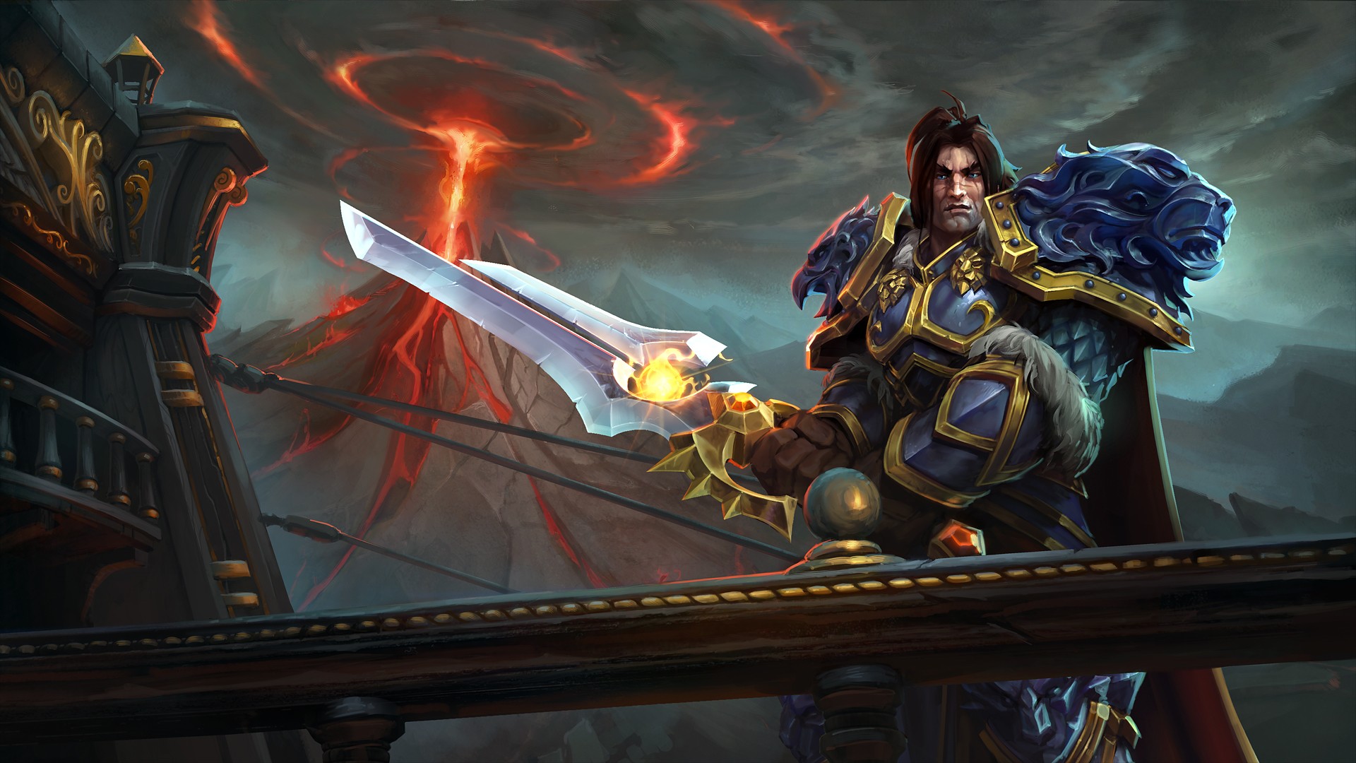 Heroes Of The Storm King Varian Wrynn Video Games 1920x1080