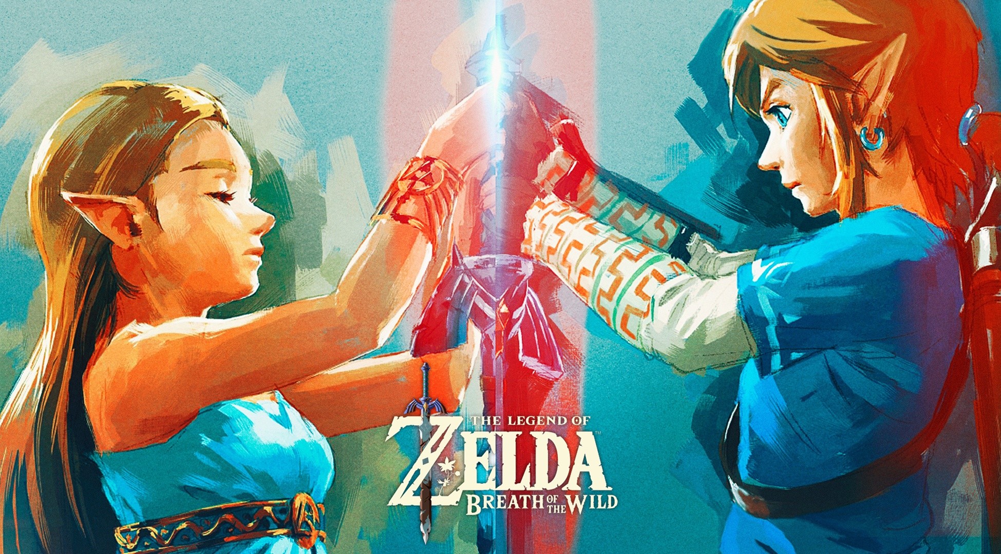 The Legend Of Zelda Breath Of The Wild Link Princess Zelda Nintendo 1949x1080