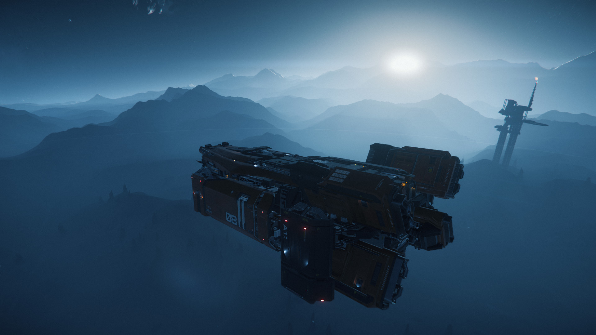 Stars Space Universe Star Citizen Robert Space Industries Sun Rays Stanton Video Games Mining 1920x1080