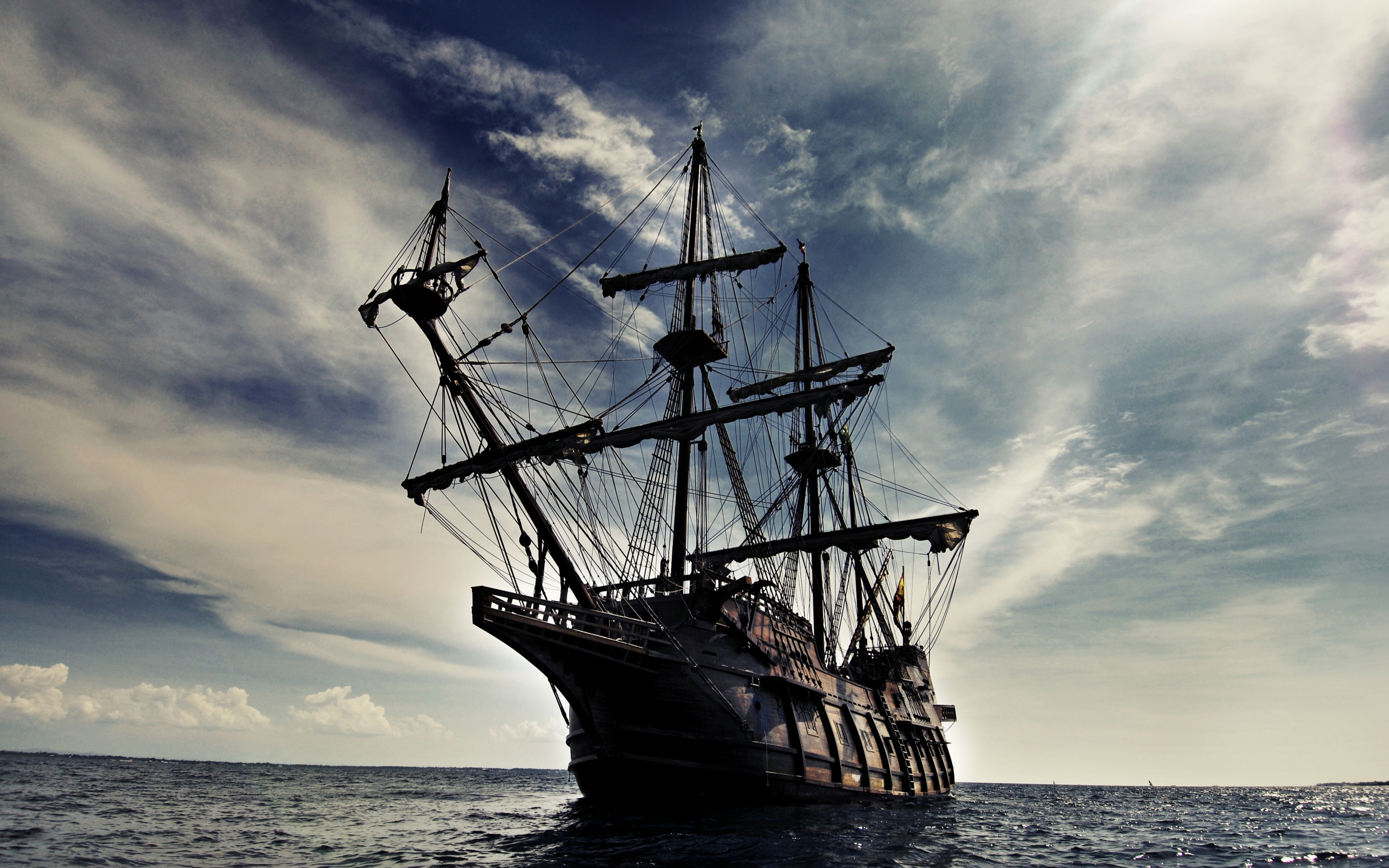 Pirate Black Pearl Pirates Of The Caribbean 2560x1600