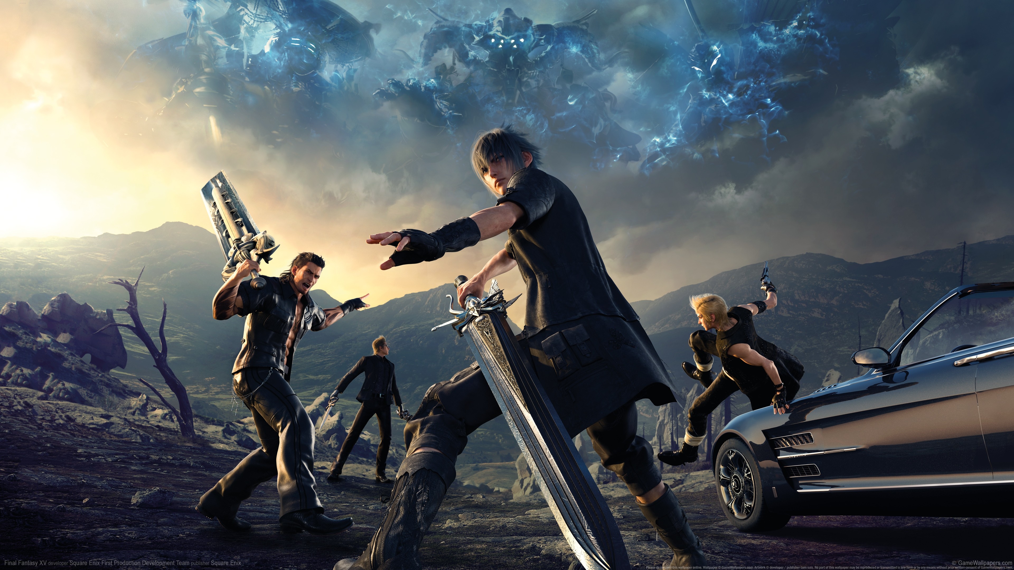 Final Fantasy XV Gamer Ignis Noctis Gladiolus Final Fantasy 3840x2160