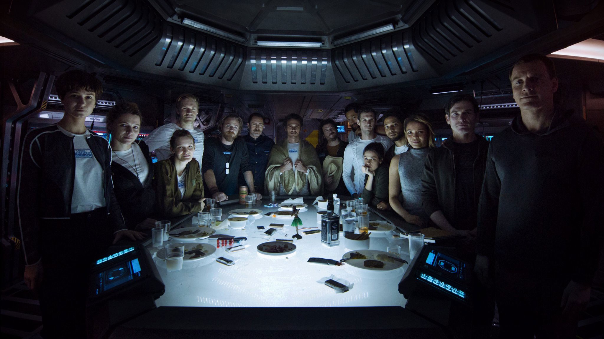 Alien Covenant Cast Crew James Franco Michael Fassbender 2048x1152