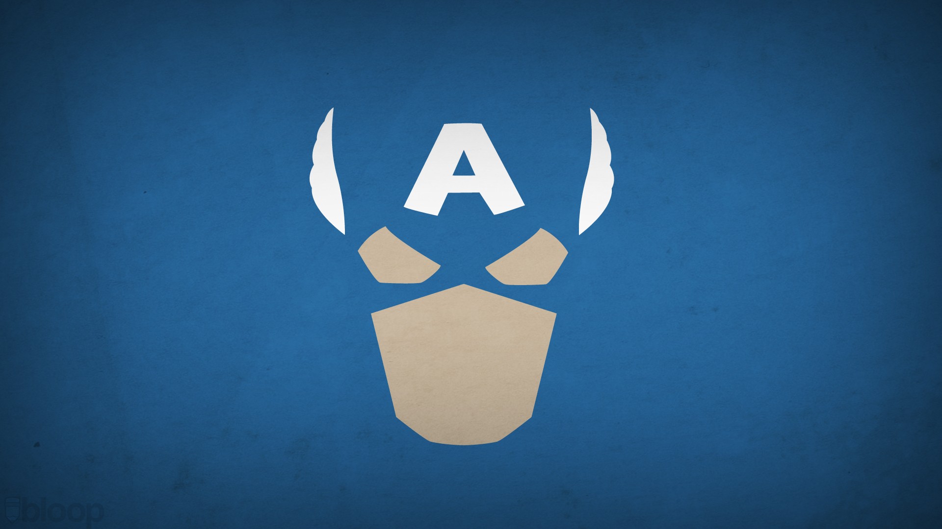 Marvel Comics Hero Captain America Blo0p Superhero Minimalism 1920x1080