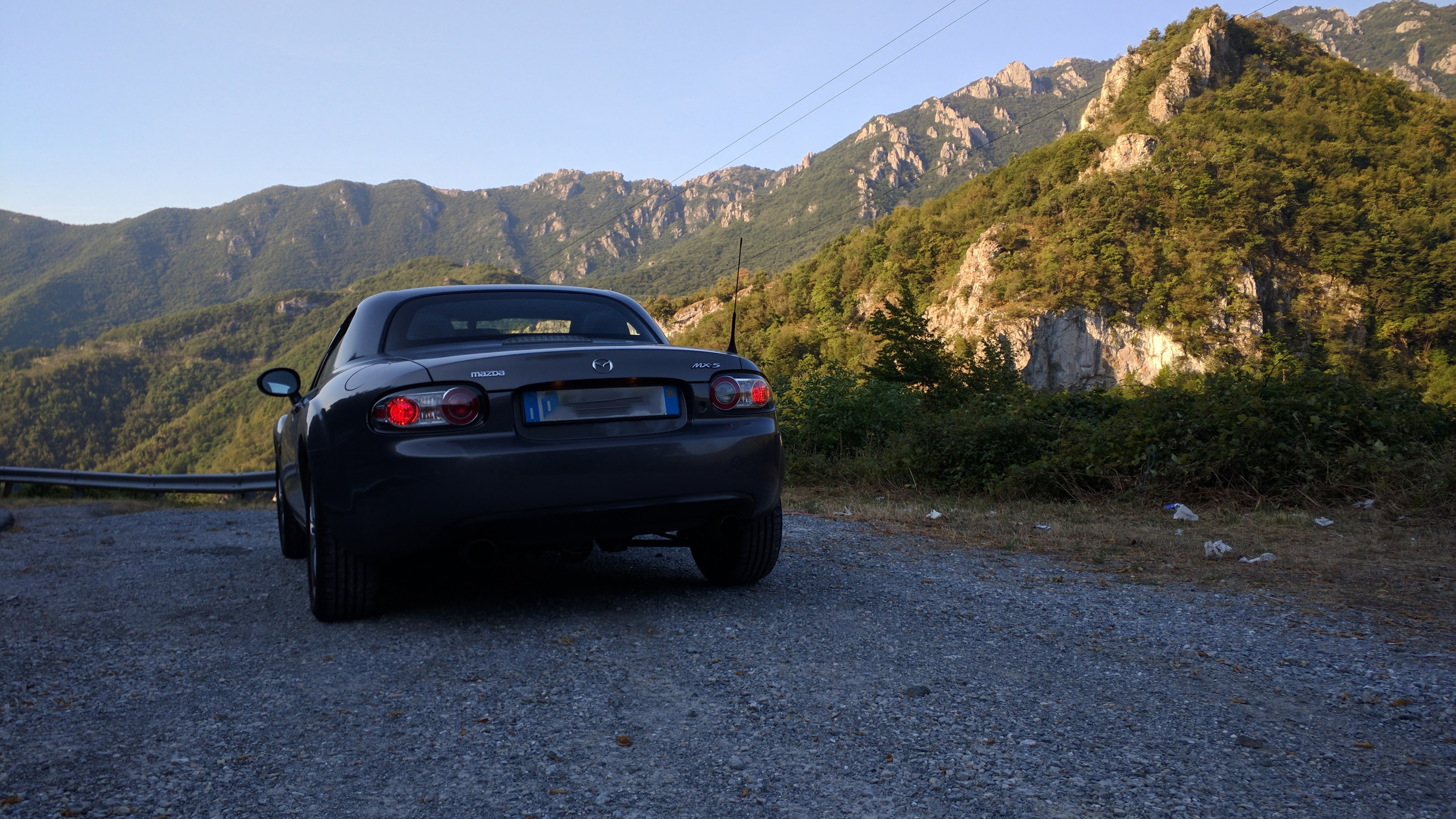 Italy Liguria Mazda MX 5 Landscape Car 4160x2340