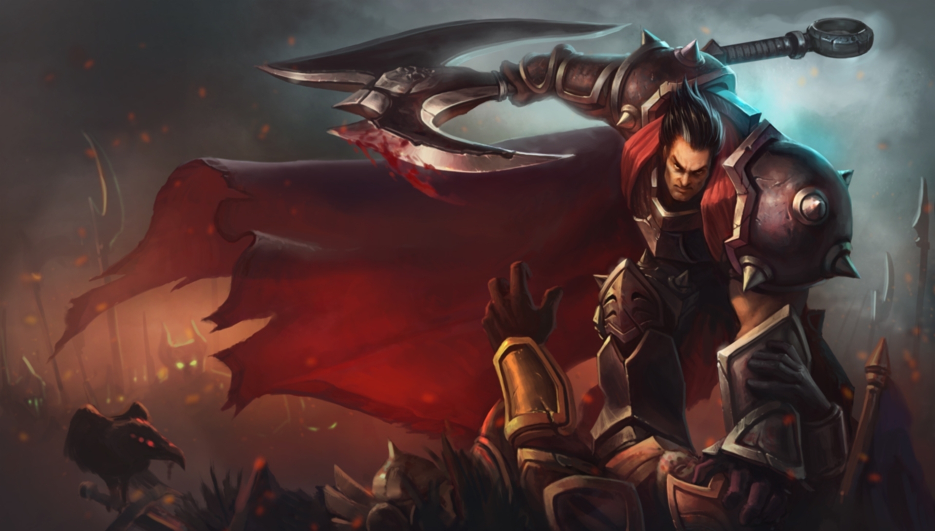 Warrior Soldier Knight Fantasy Darius League Of Legends 1920x1091