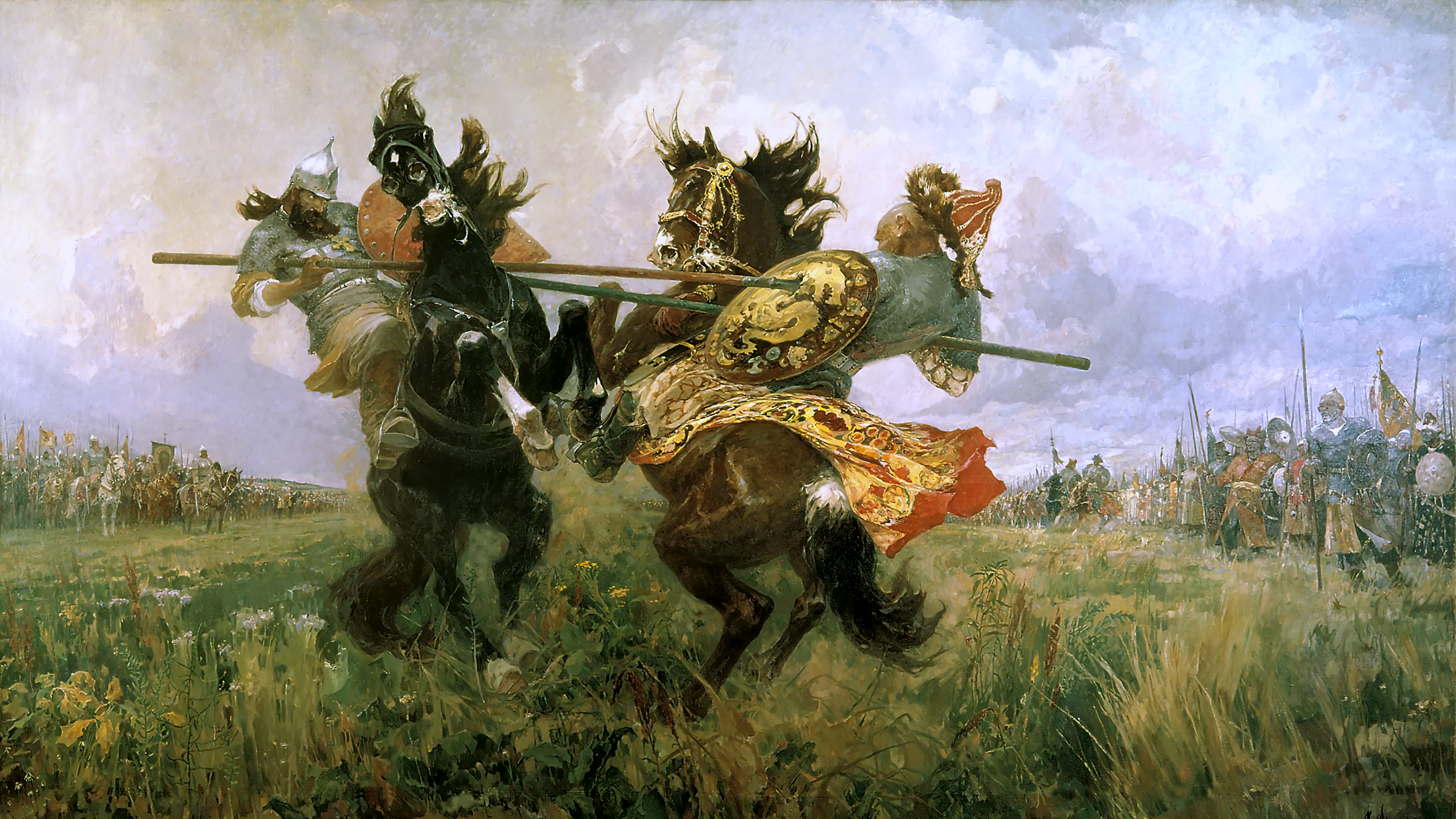 Combat Lance War Russian Mongols 2189x1231