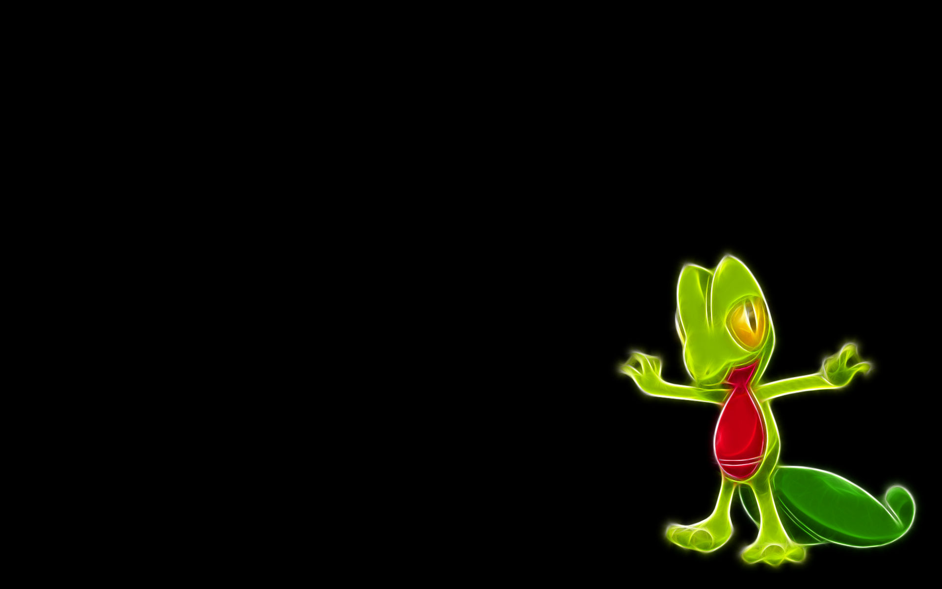 Fractalius Pokemon Treecko 1920x1200