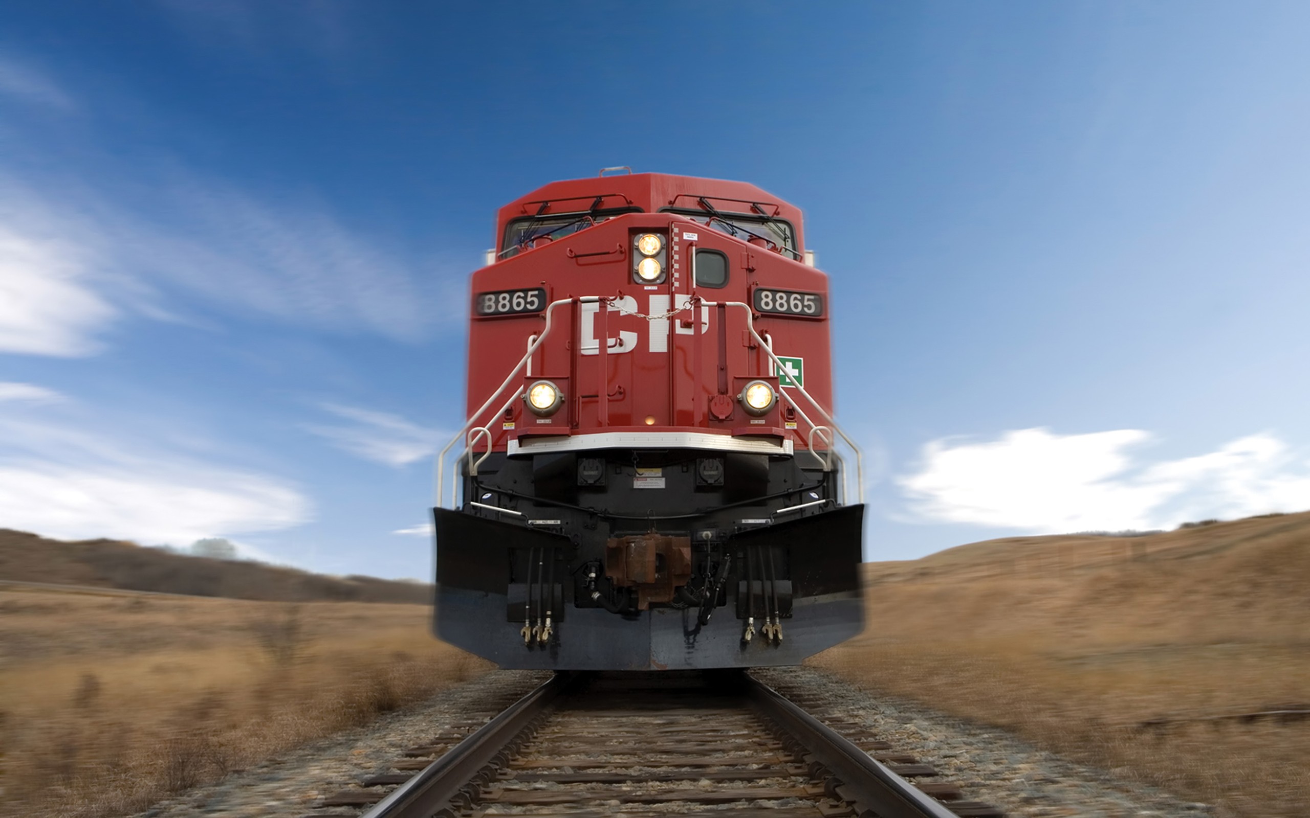 Diesel Locomotive Freight Train Train Railway Locomotive Numbers 2560x1600