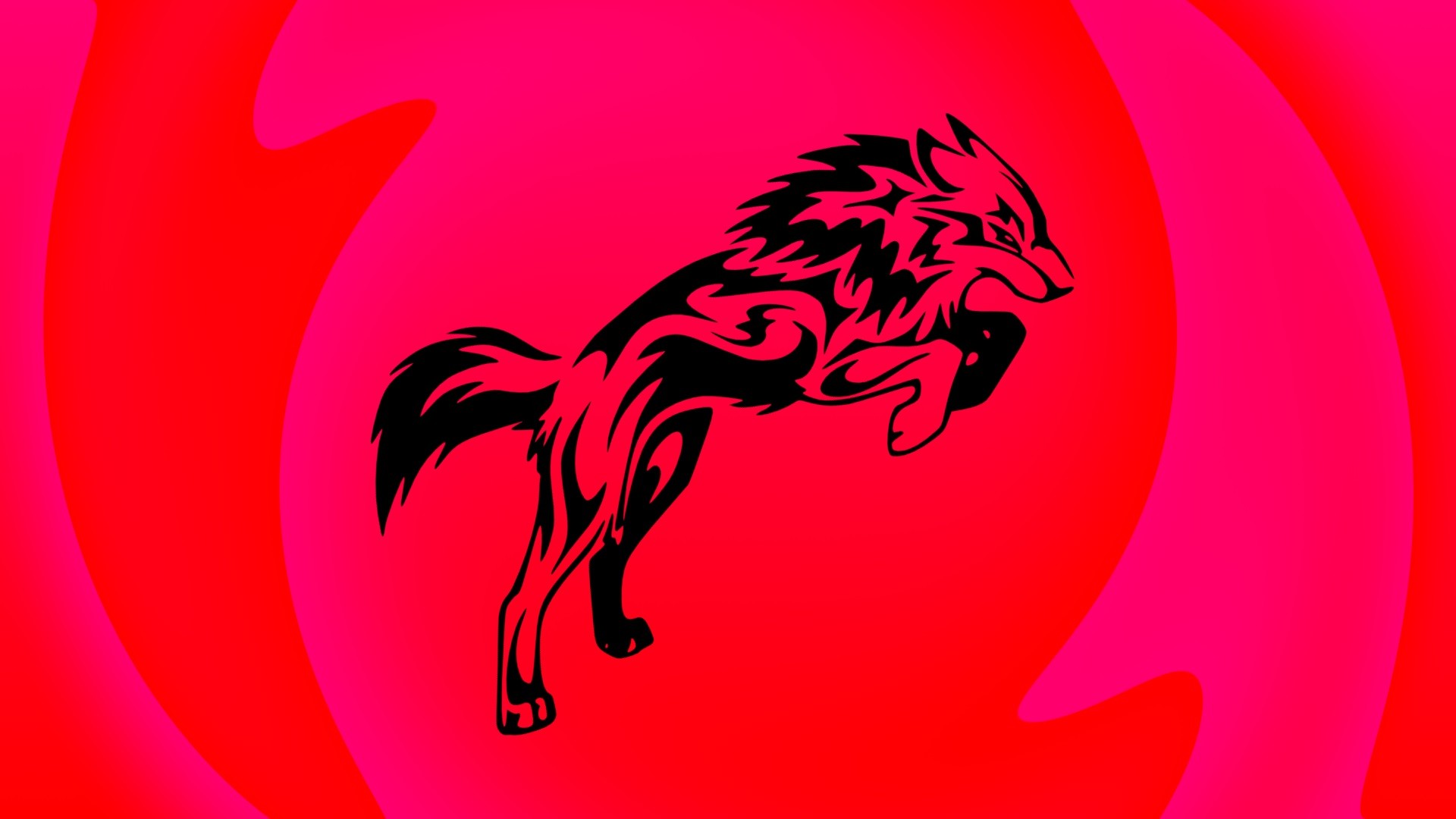 Lobo Wolf Animals Red 1920x1080