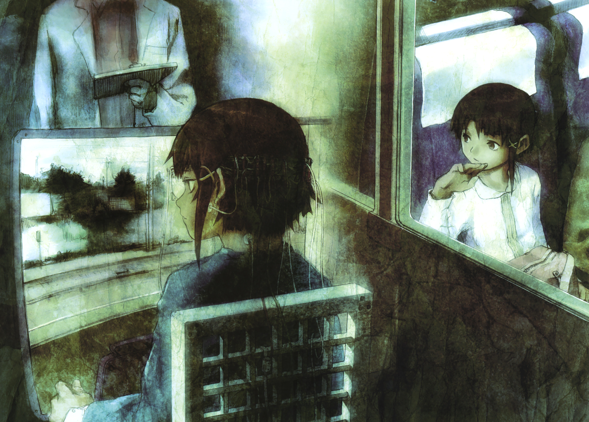 Anime Serial Experiments Lain 2230x1600