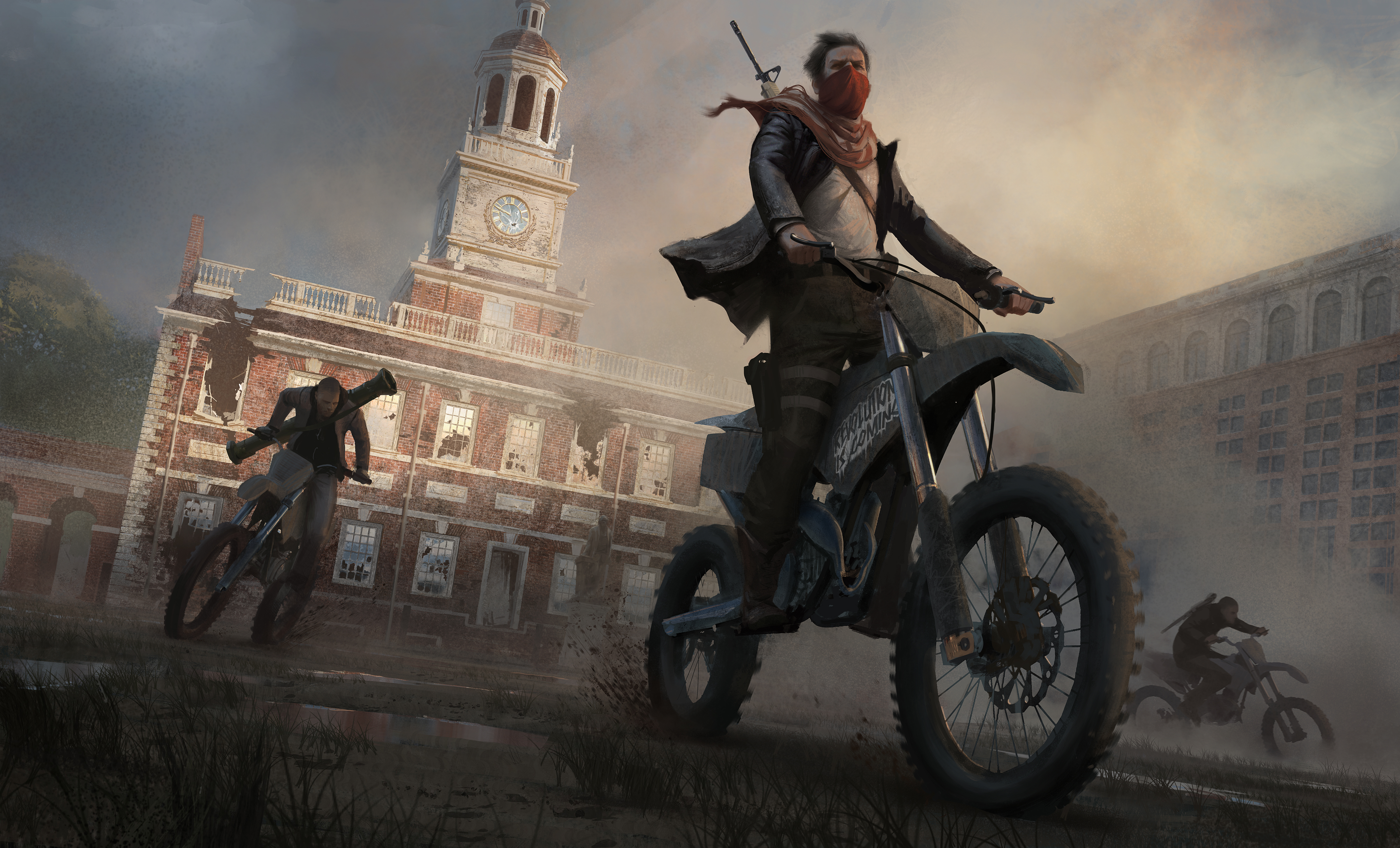 Homefront The Revolution Motorcycle Building 4953x3000