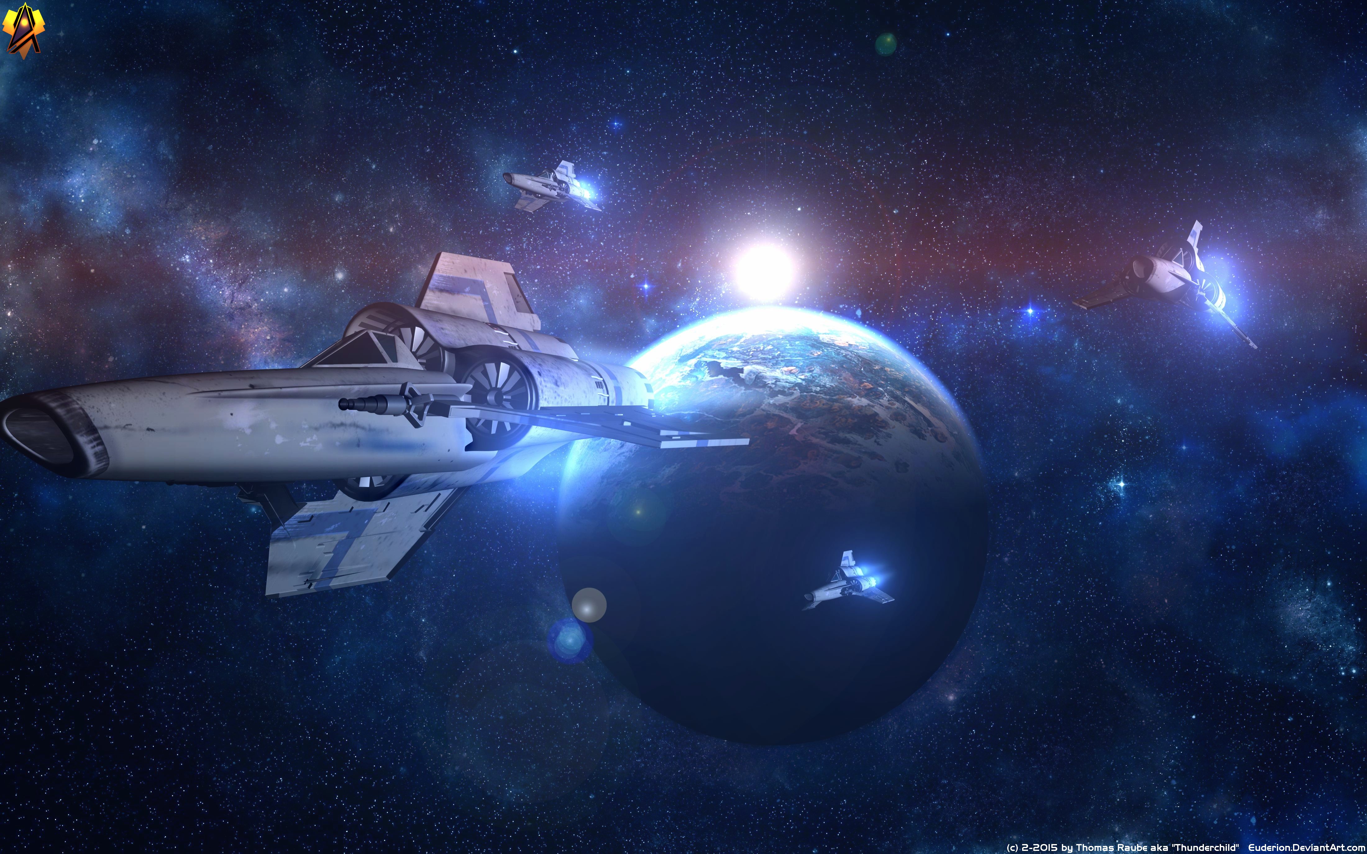 Battlestar Galactica Starship 4400x2750