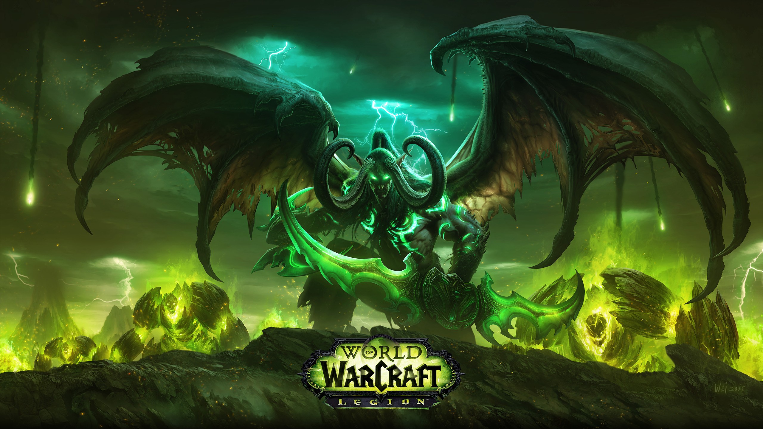 Illidan Stormrage World Of Warcraft World Of Warcraft Legion Video Games World Of Warcraft Legion Il 2560x1440