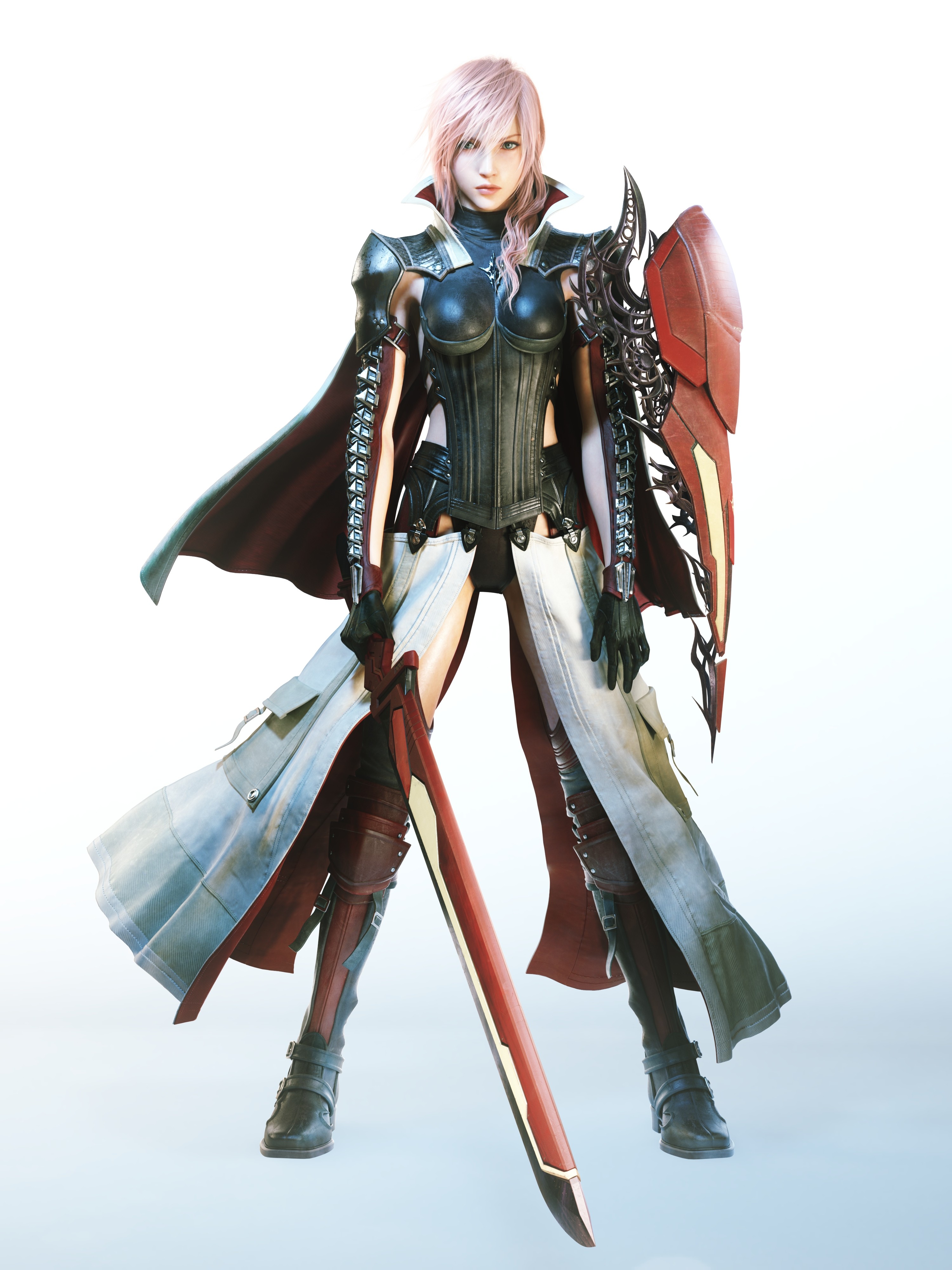 Final Fantasy Xiii Claire Farron Video Games Sword Lightning Xiii 3000x4000