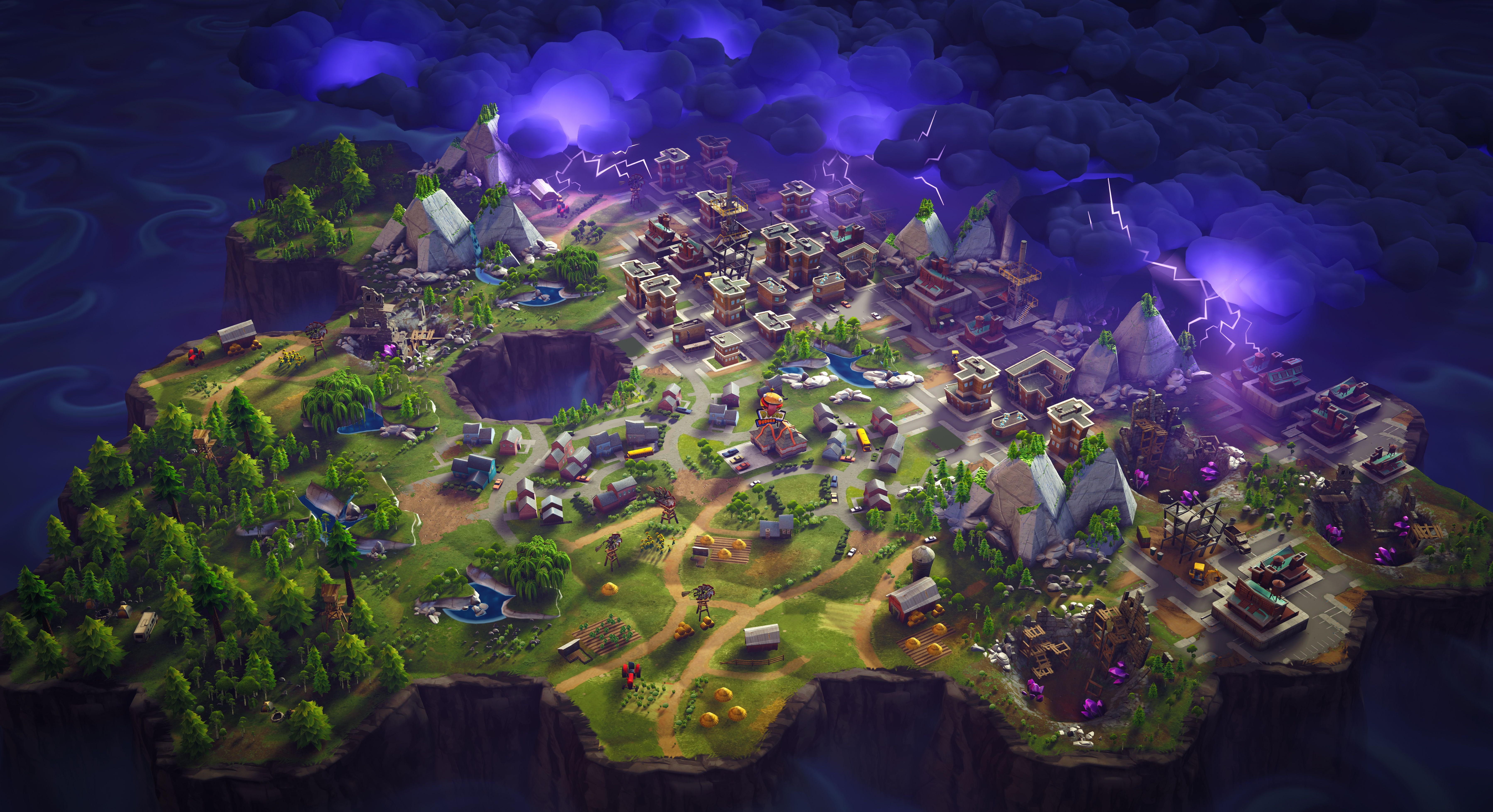 Fortnite Battle Royale PC Gaming Fantasy Art 7192x3912