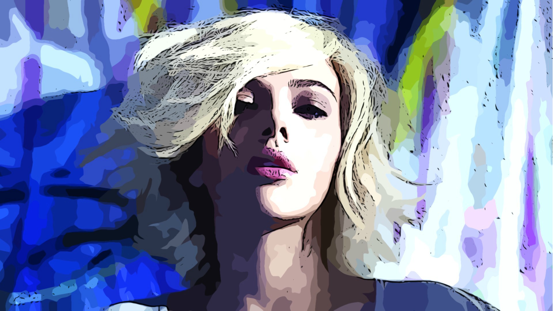 Scarlett Johansson Artistic 1920x1080