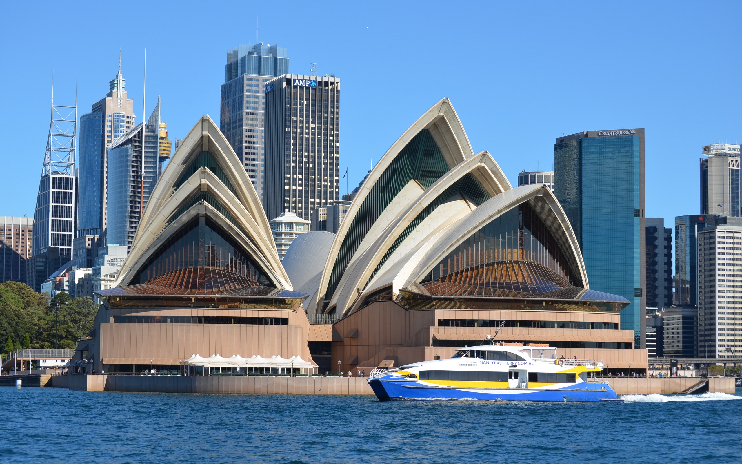 Sydney Australia Ferry City Boat Sydney Opera House 2560x1600