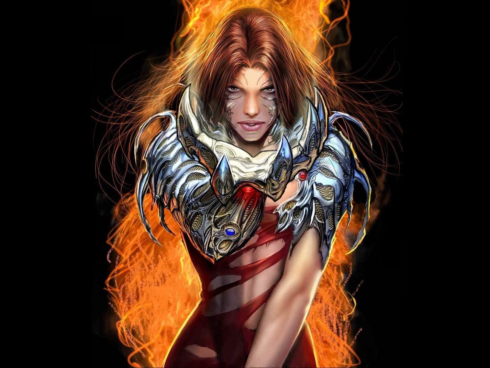 Witchblade Black Background Top Cow Sara Pezzini Comic Books 1565x1174